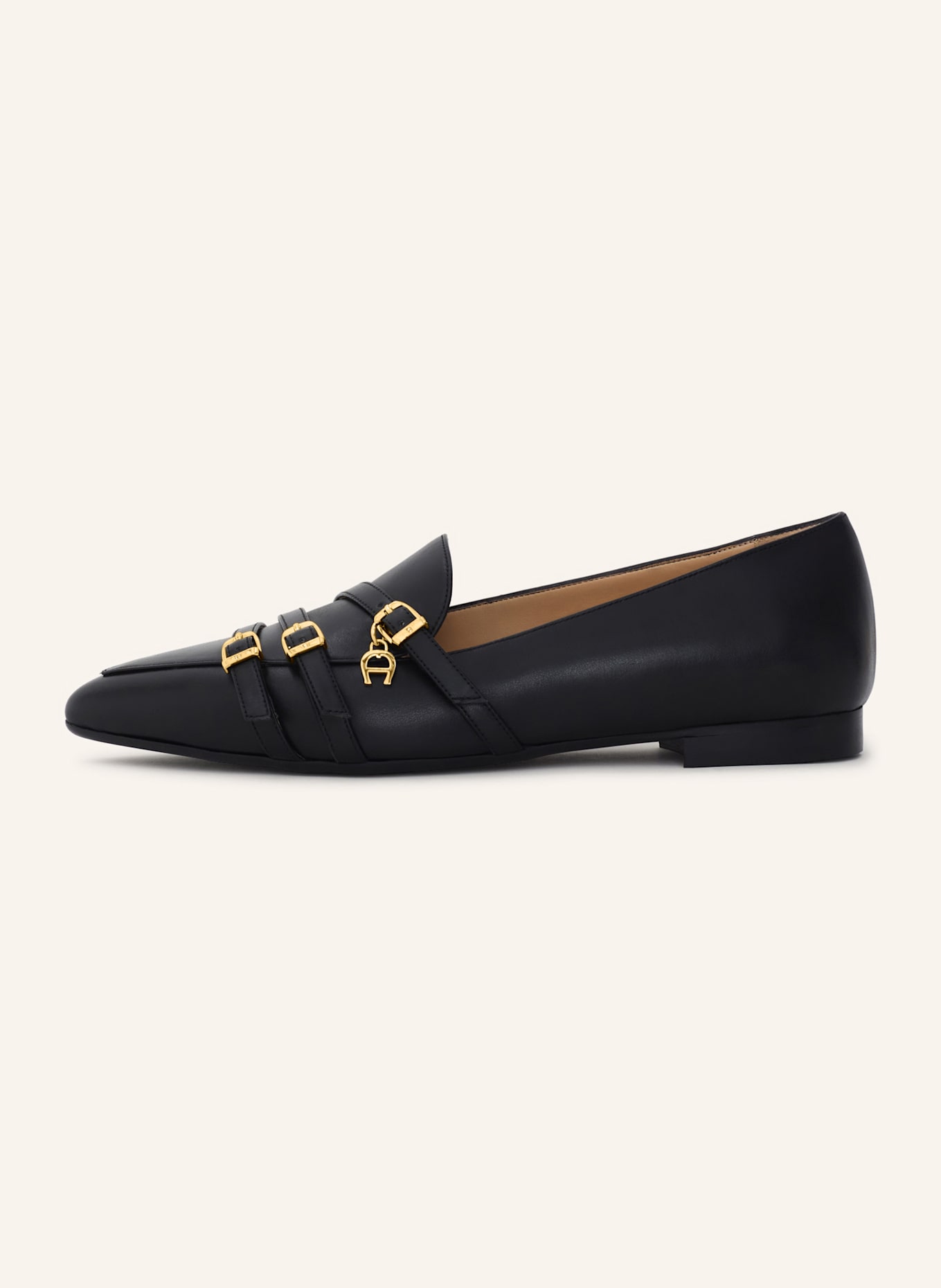 AIGNER pointed loafer BLAIR 4A: SCHWARZ