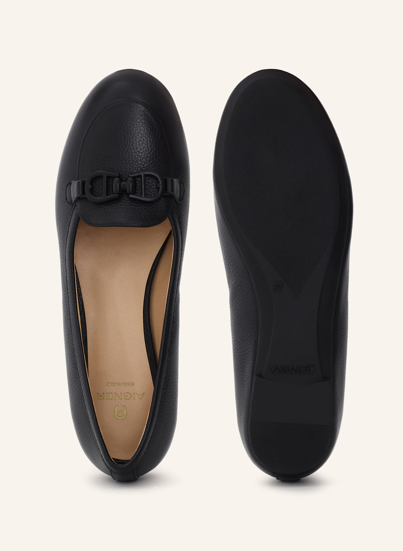 AIGNER soft loafer BRENDA 3C: SCHWARZ