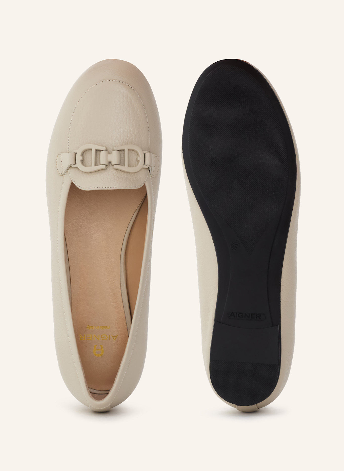 AIGNER soft loafer BRENDA 3C: BEIGE