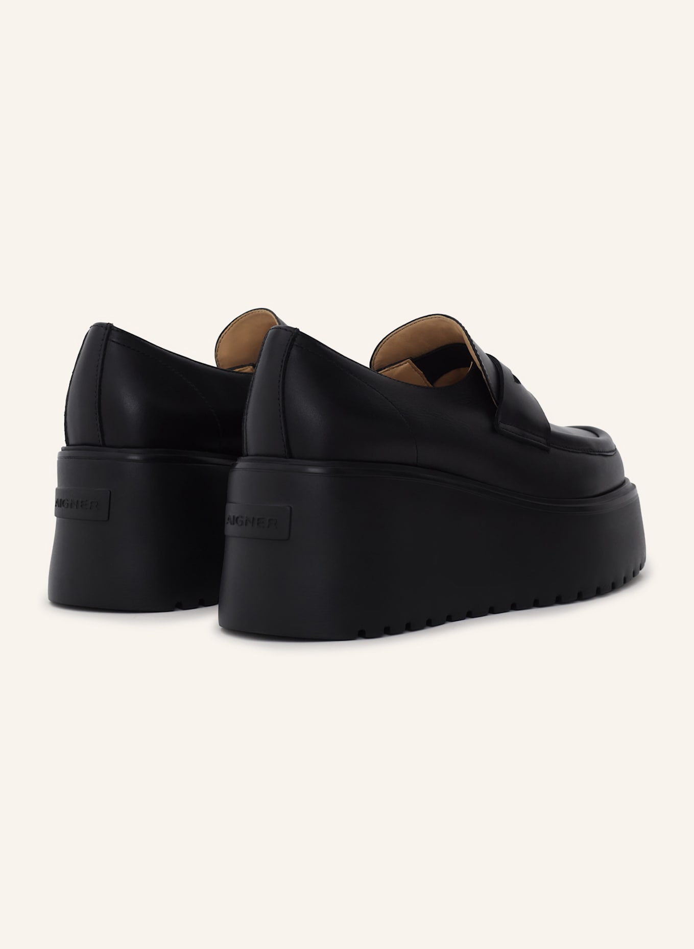 AIGNER plateau loafer Plateau Loafer 18A: SCHWARZ