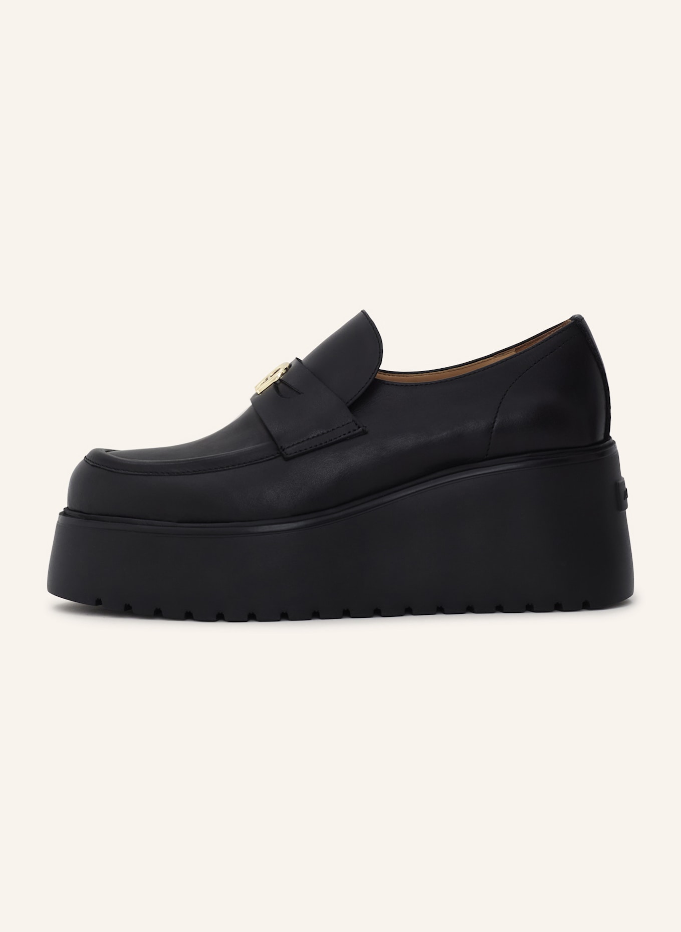 AIGNER plateau loafer Plateau Loafer 18A: SCHWARZ