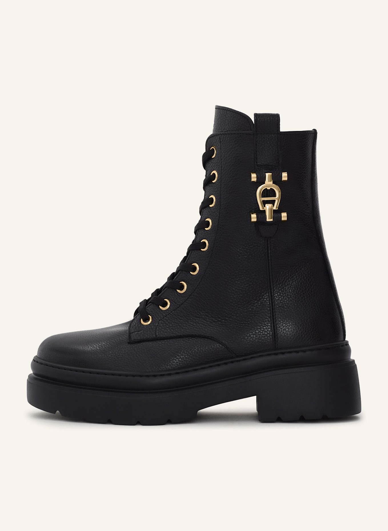 AIGNER lace bootie AILA 8C: SCHWARZ