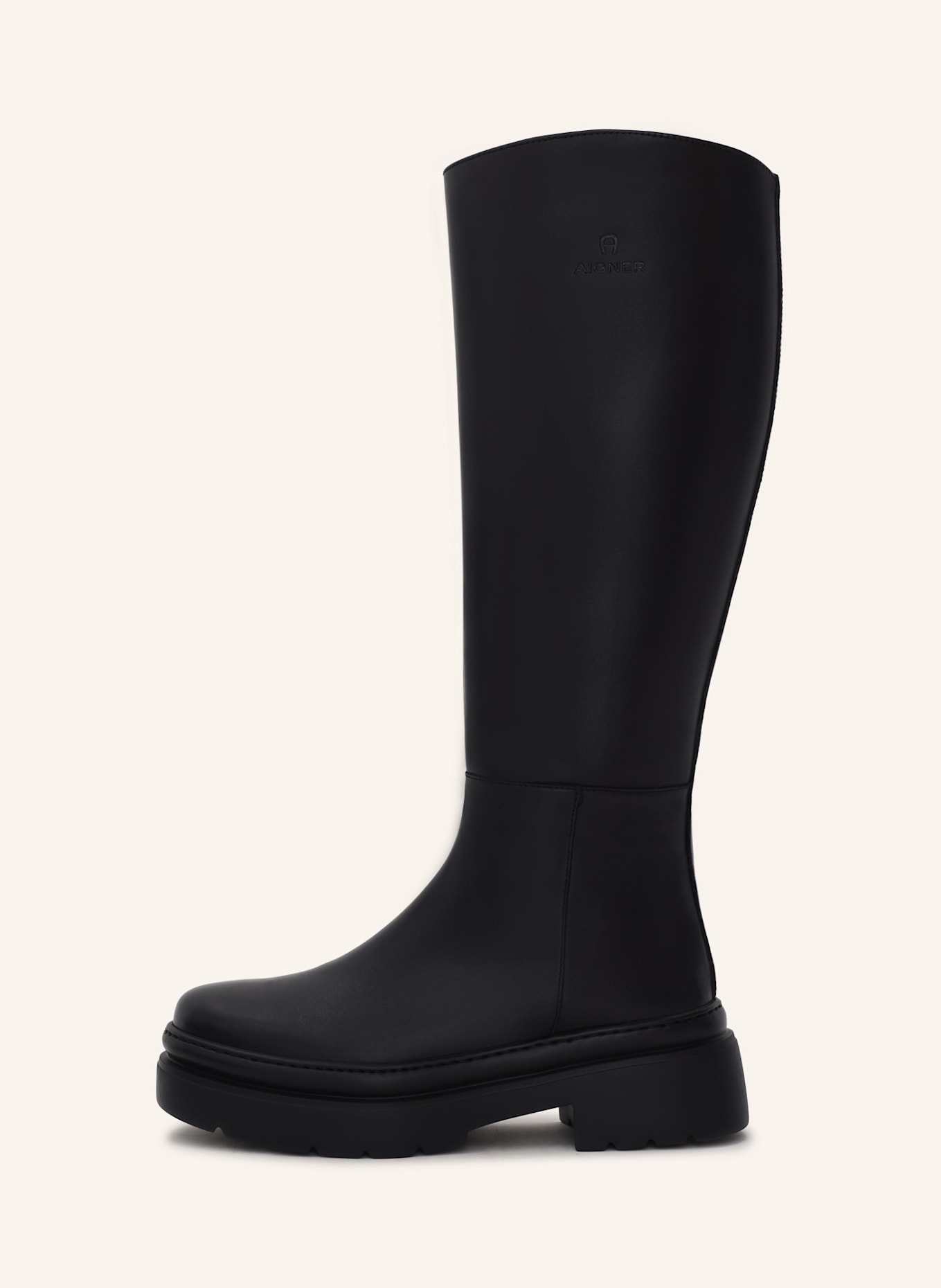 AIGNER knee-high boot AILA 7B: SCHWARZ