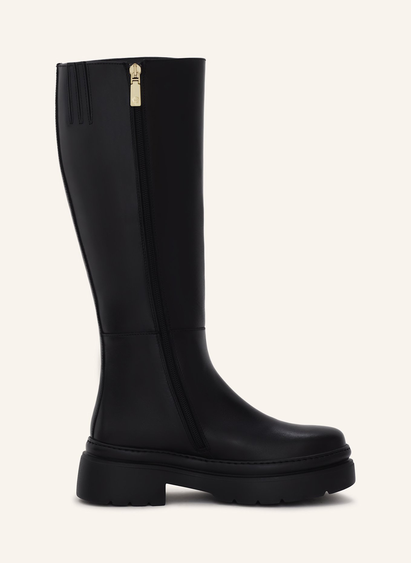 AIGNER knee-high boot AILA 7B: SCHWARZ