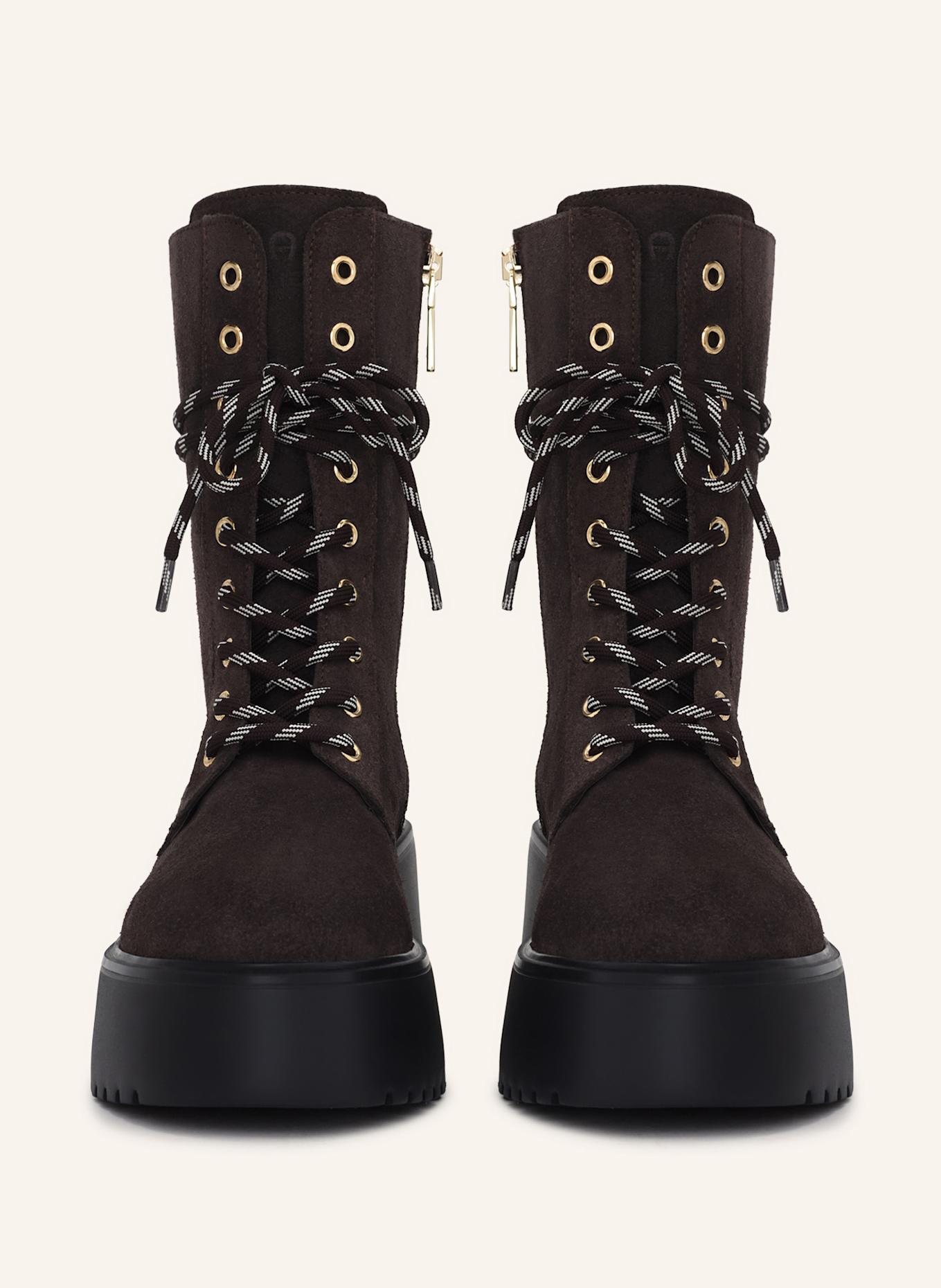 AIGNER plateau bootie with lacing Plateau Bootie 2F: DUNKELBRAUN