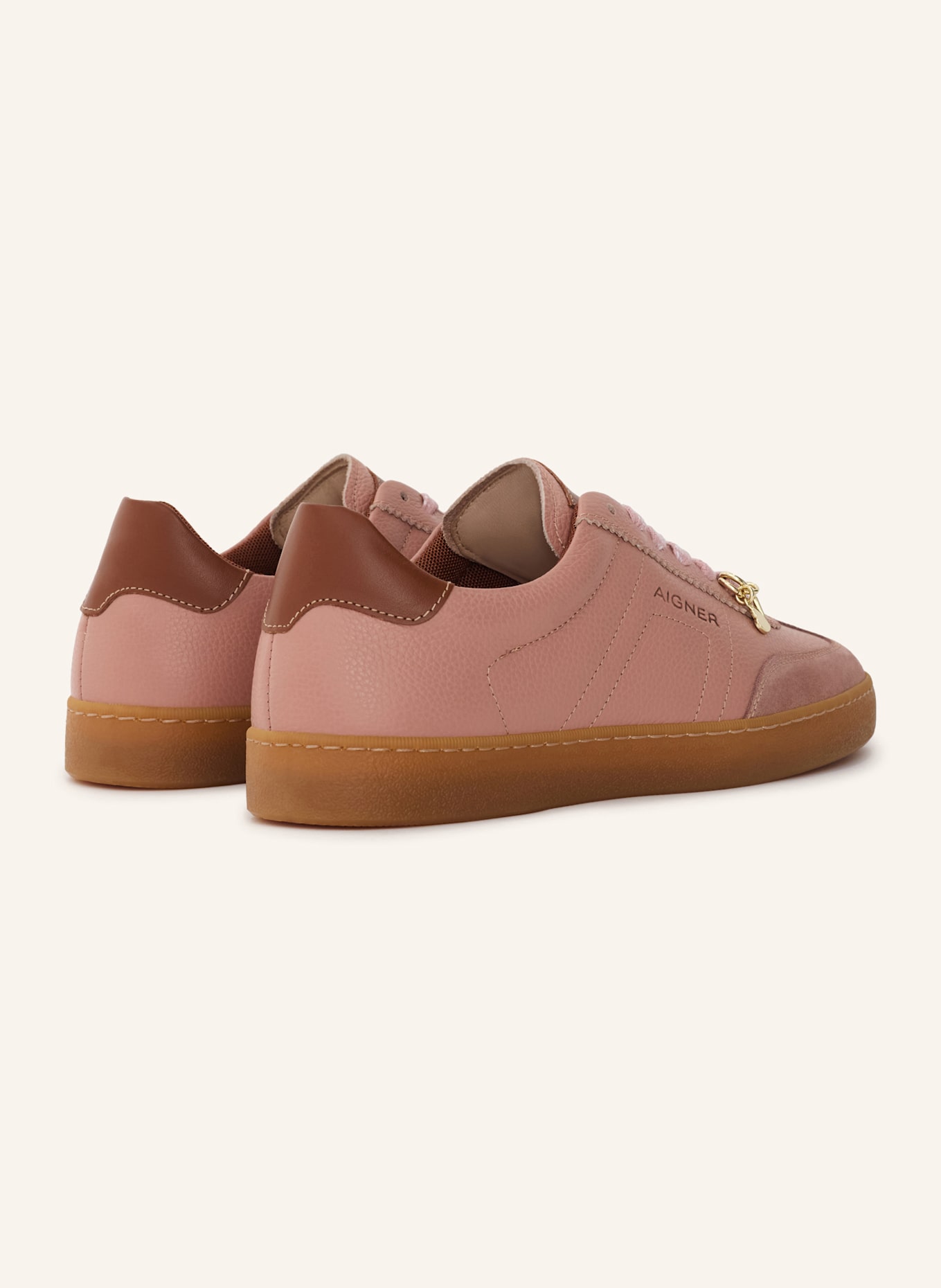 AIGNER classic sneaker LUCIA 1C: ALTROSA/ COGNAC