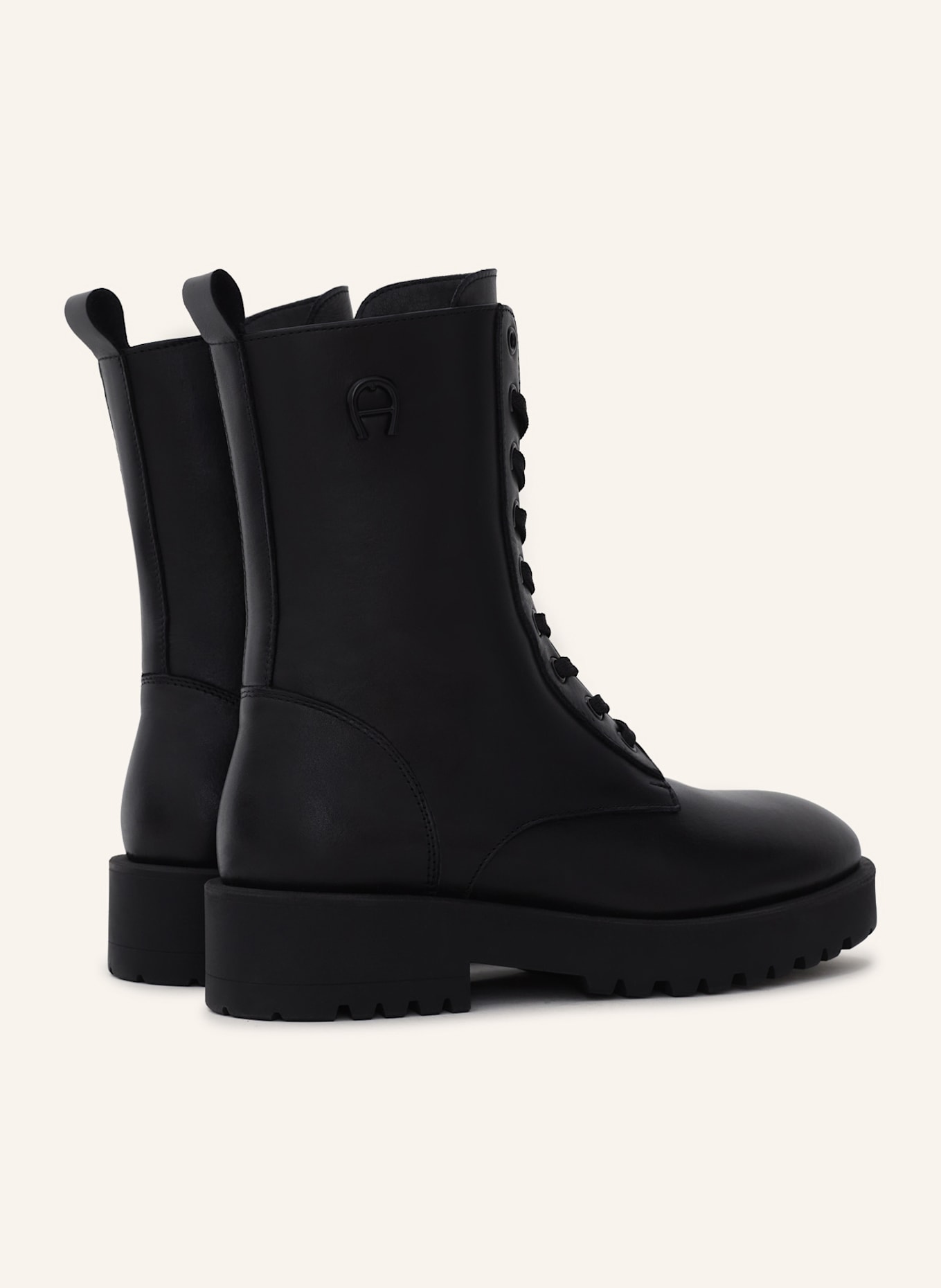 AIGNER lace bootie AMIRA 8A: SCHWARZ