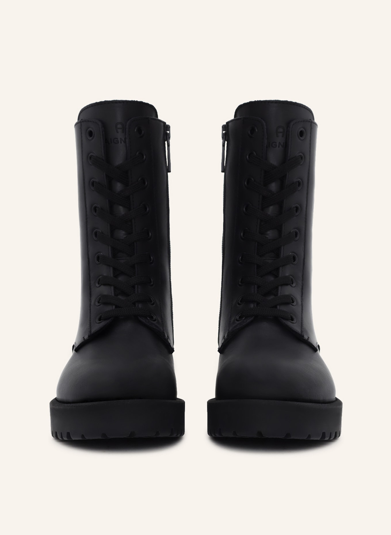 AIGNER lace bootie AMIRA 8A: SCHWARZ