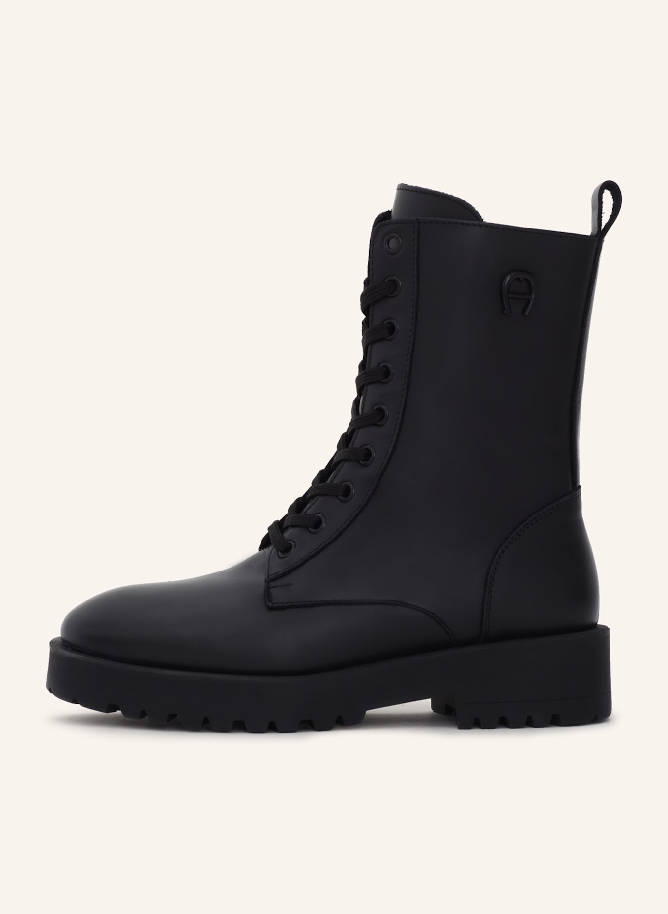 AIGNER lace bootie AMIRA 8A: SCHWARZ
