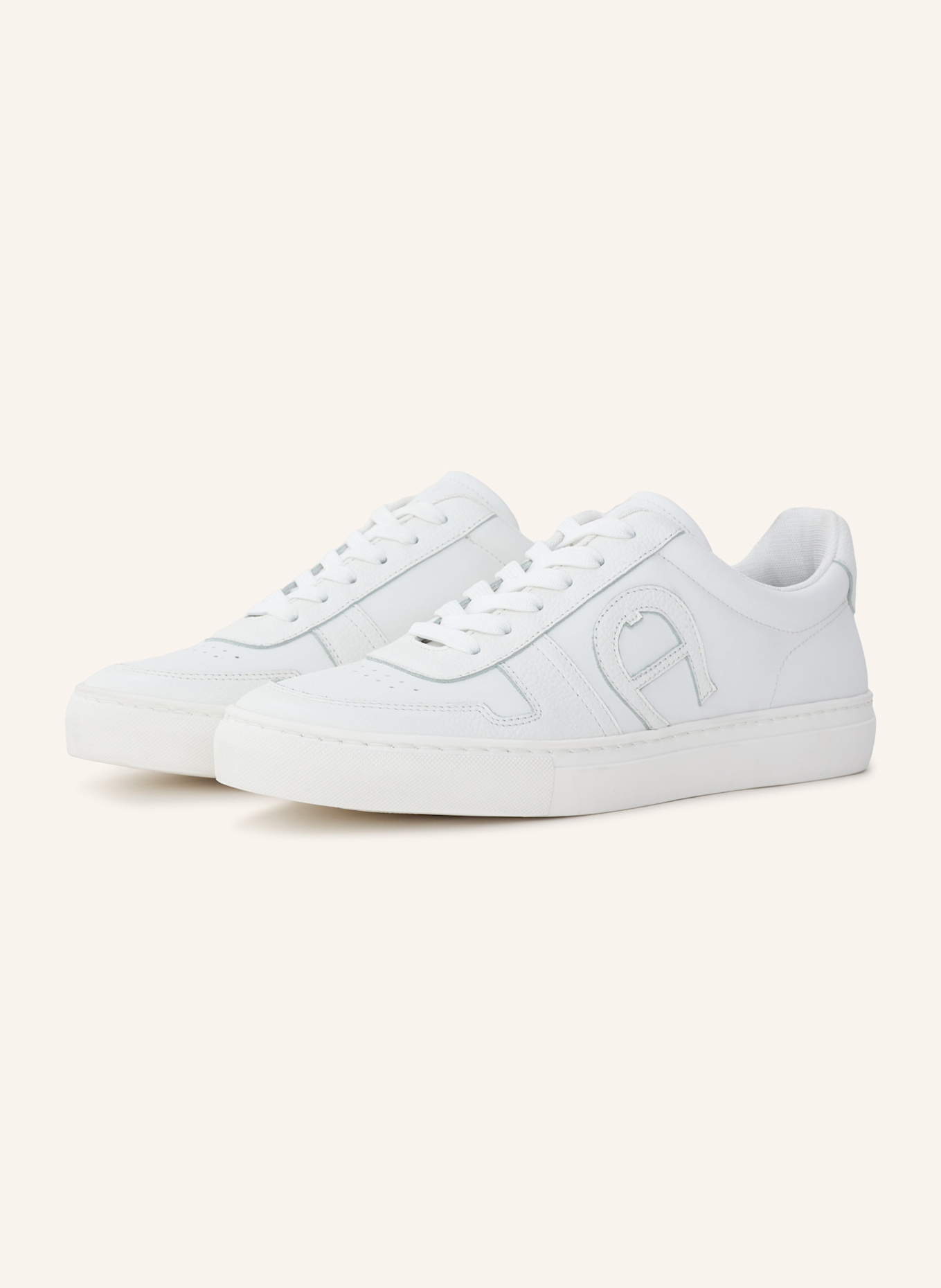 AIGNER classic sneaker PHILIP 4B: WEISS