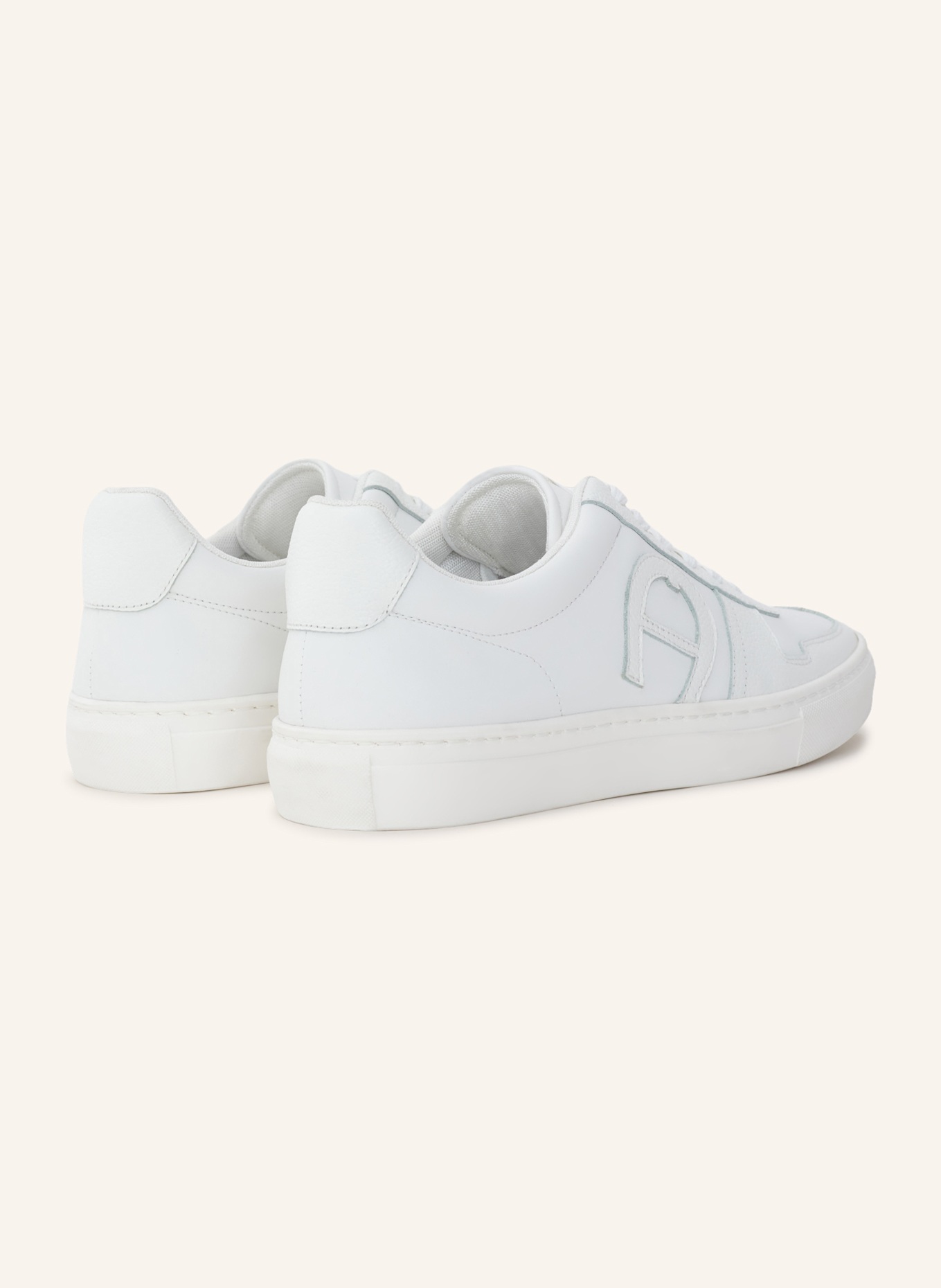 AIGNER classic sneaker PHILIP 4B: WEISS