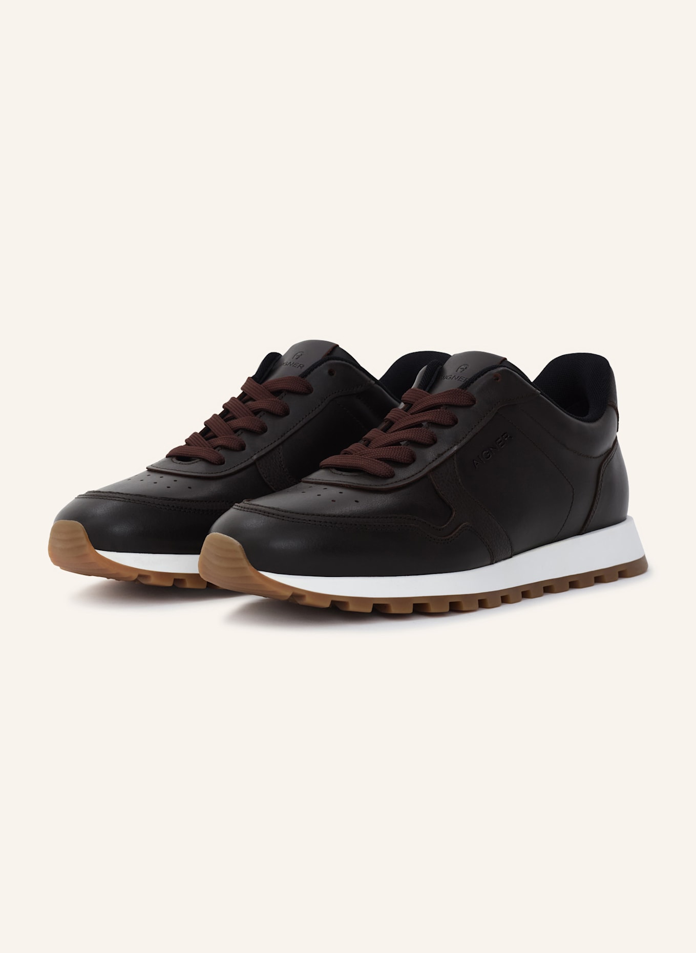 AIGNER runner sneaker HENRY 1D: DUNKELBRAUN