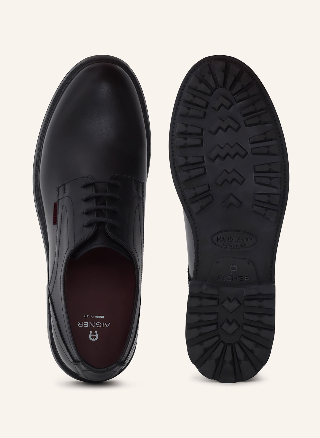 AIGNER derby shoe STANLEY 1A: SCHWARZ