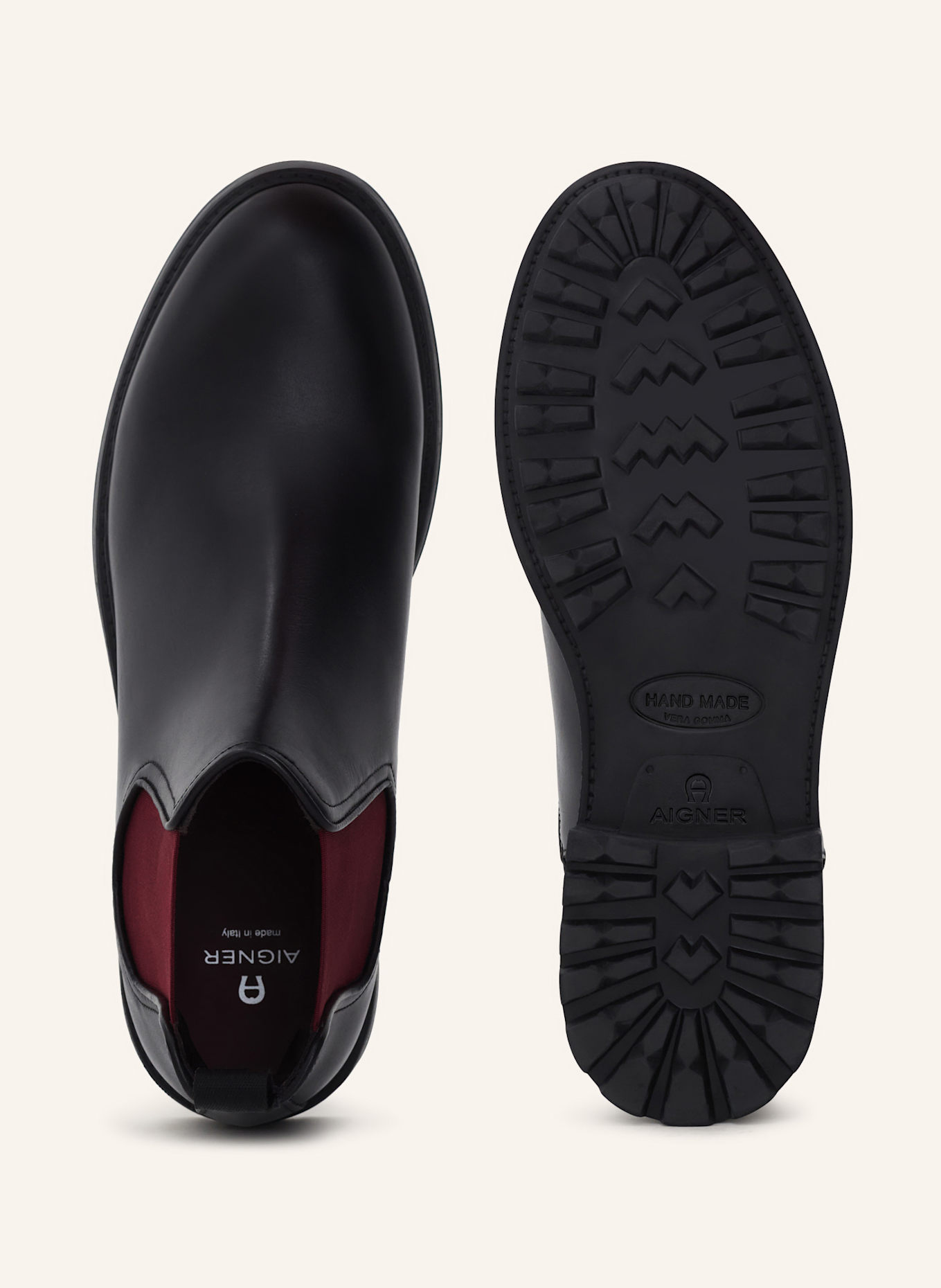 AIGNER chelsea boots STANLEY 4A: SCHWARZ