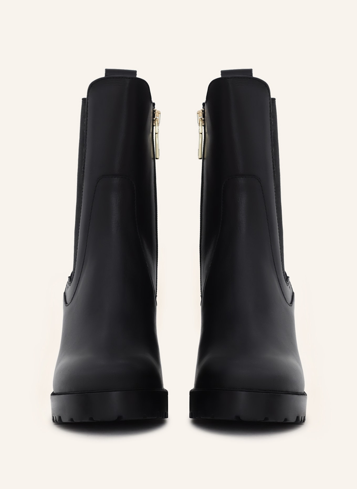 AIGNER block heel bootie AMY 7C: SCHWARZ