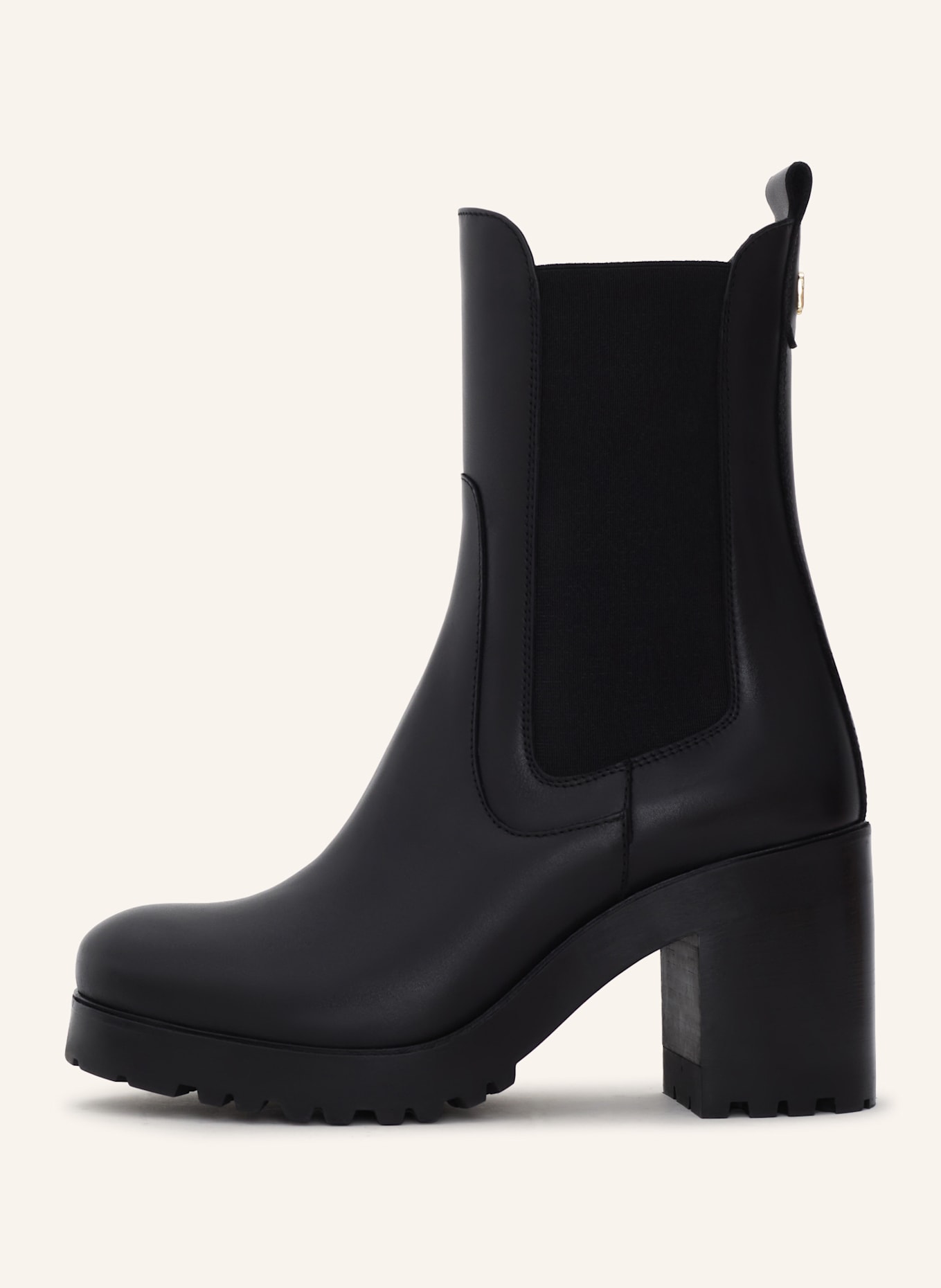 AIGNER block heel bootie AMY 7C: SCHWARZ