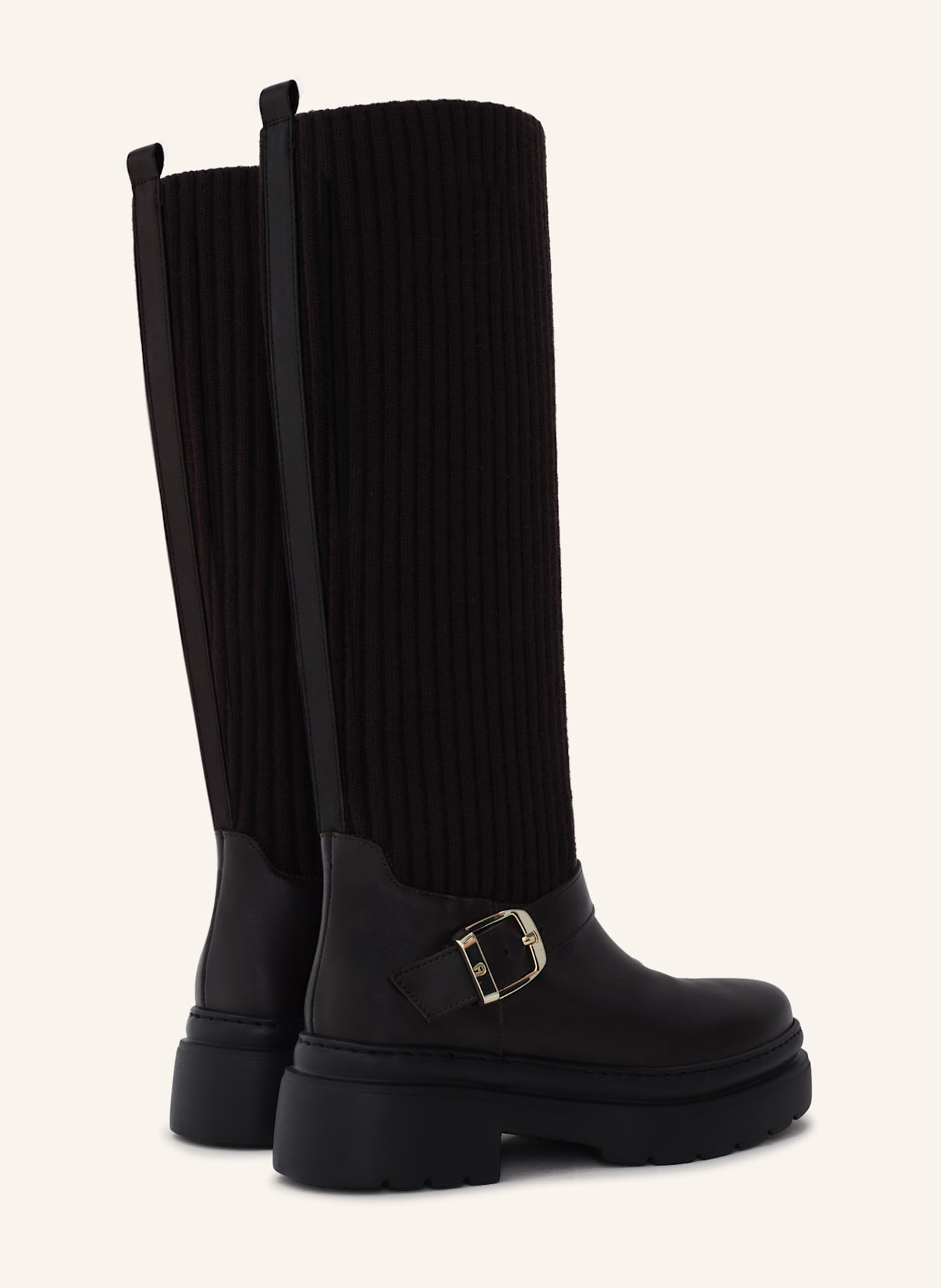 AIGNER knee-high boot AILA 24A: DUNKELBRAUN