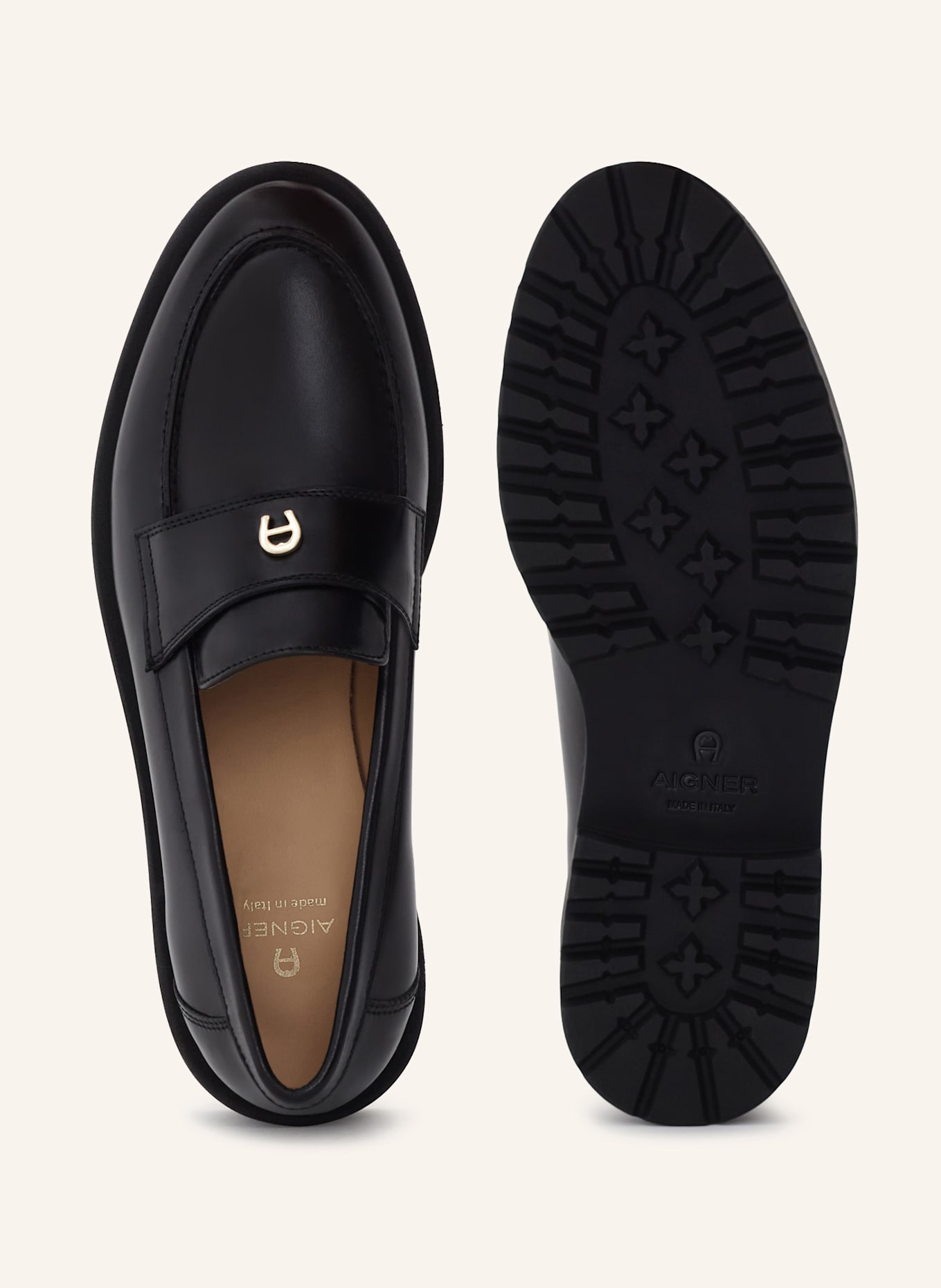 AIGNER loafer AMIRA 4C: SCHWARZ