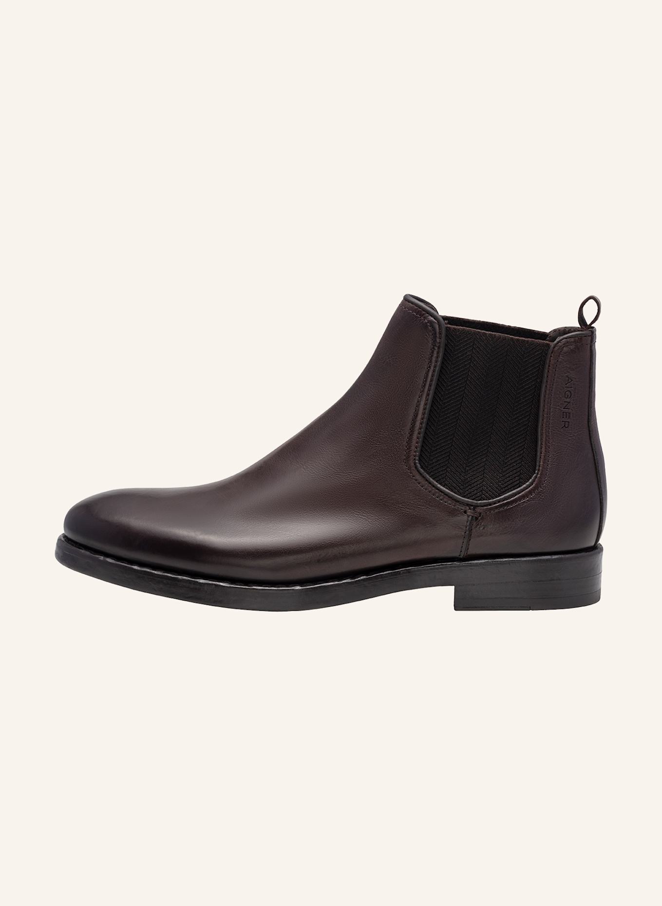 AIGNER Chelsea Boots MATTEO 5A, Farbe: DUNKELBRAUN (Bild 4)