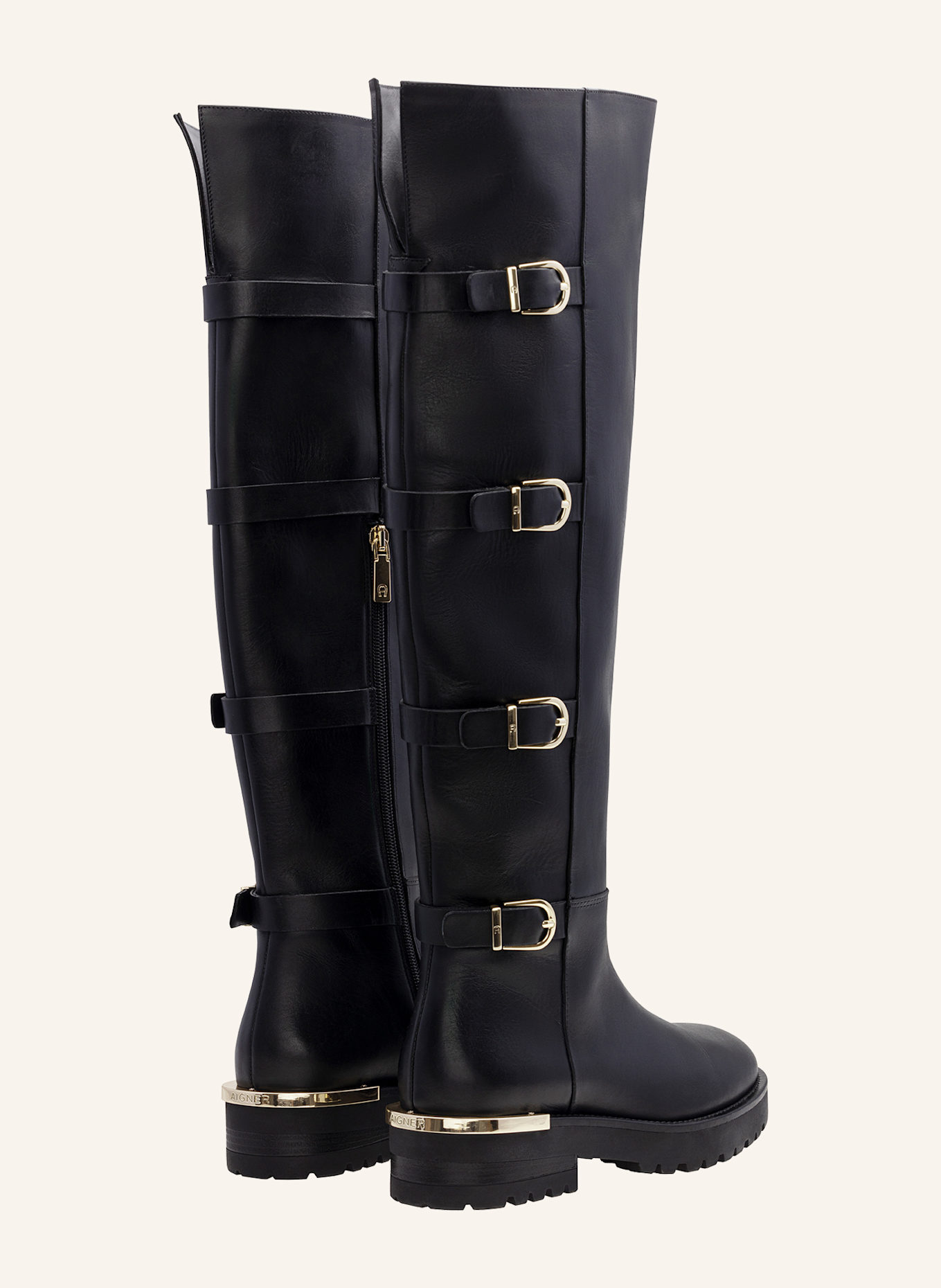 AIGNER Overknee Stiefel AVA 64, Farbe: SCHWARZ (Bild 2)