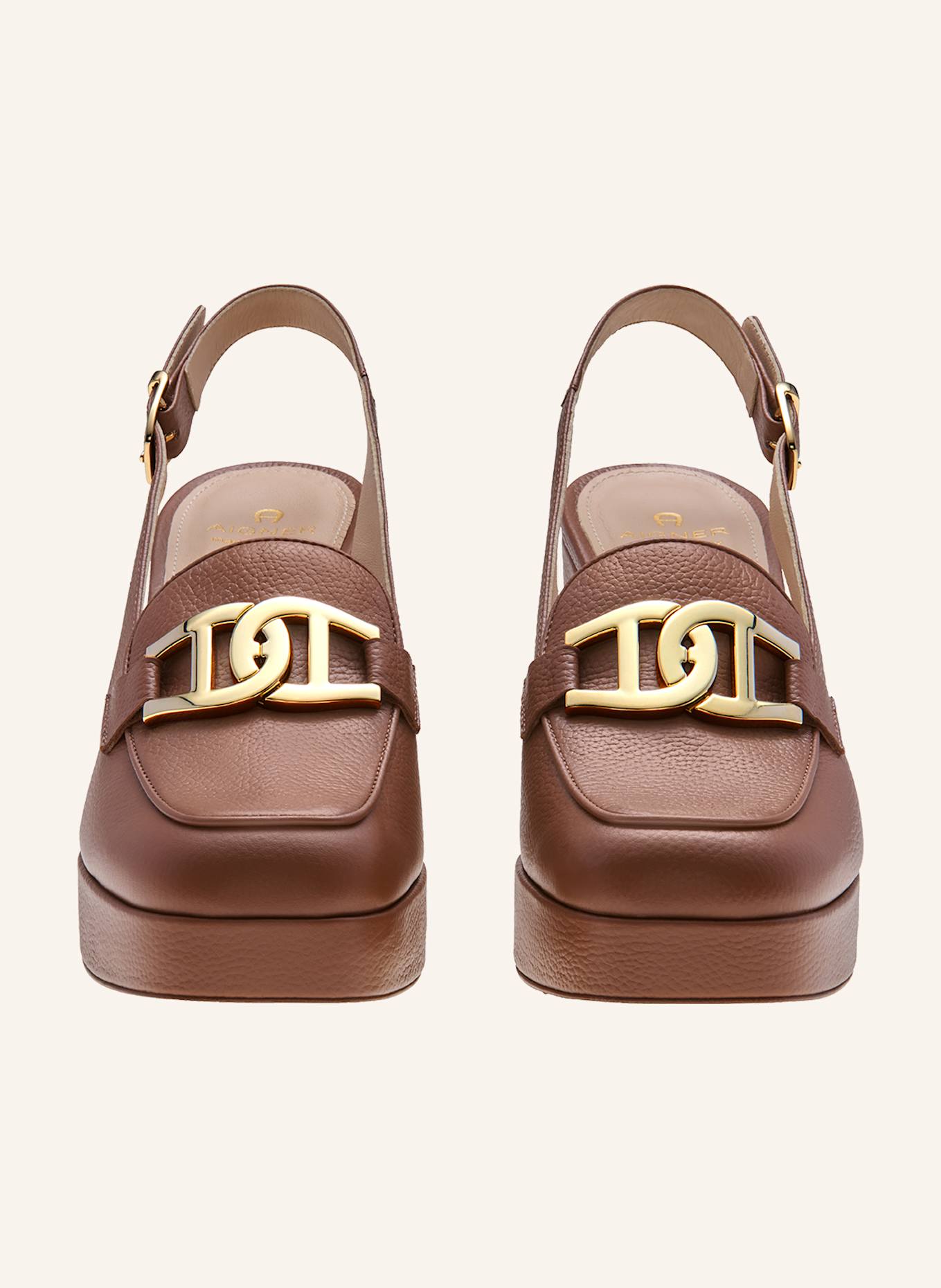 AIGNER Plateau-Sandalen ROSA 1A, Farbe: COGNAC (Bild 3)