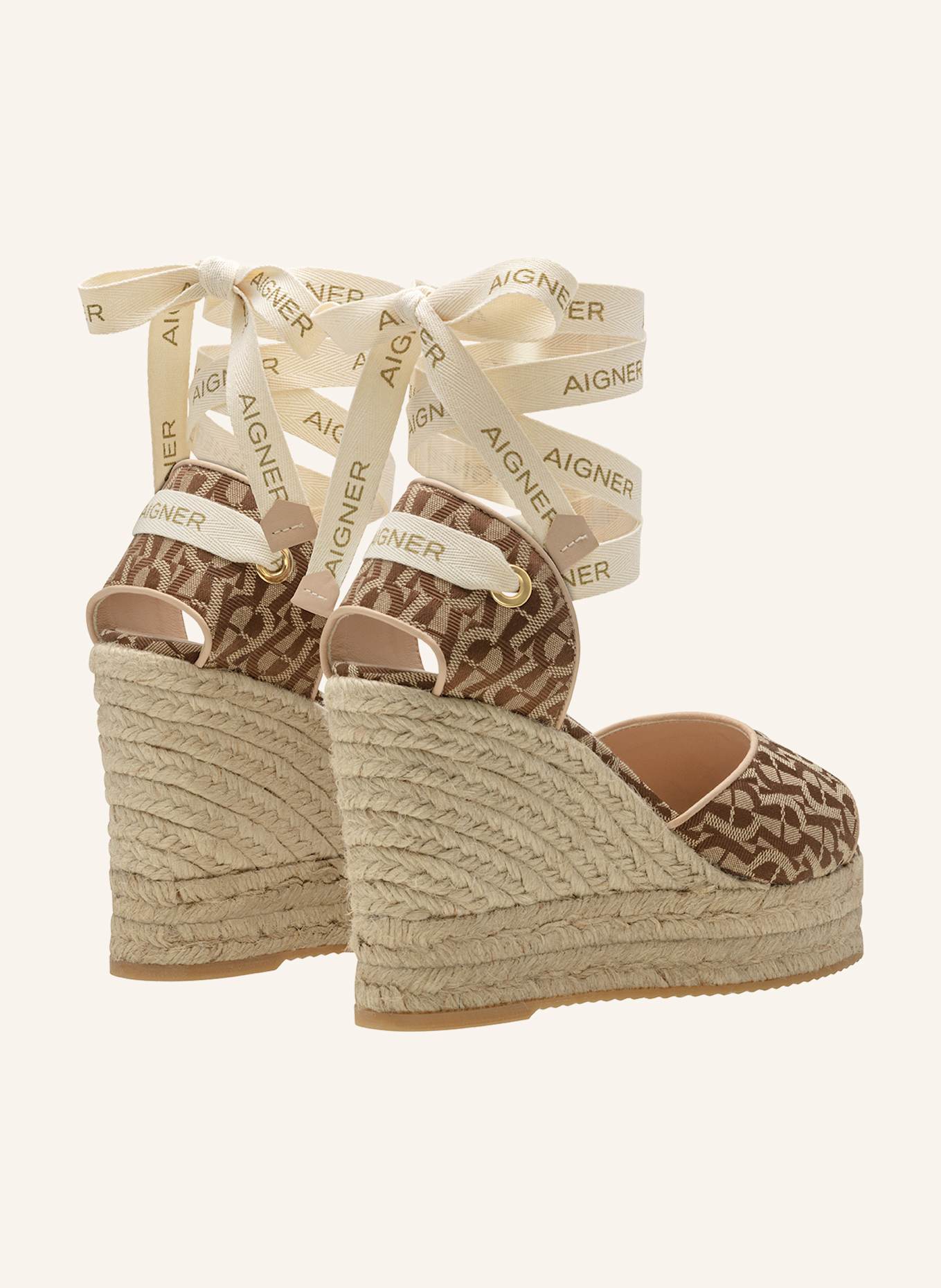 AIGNER Espadrille Wedges CARMEN 1: SCHWARZ