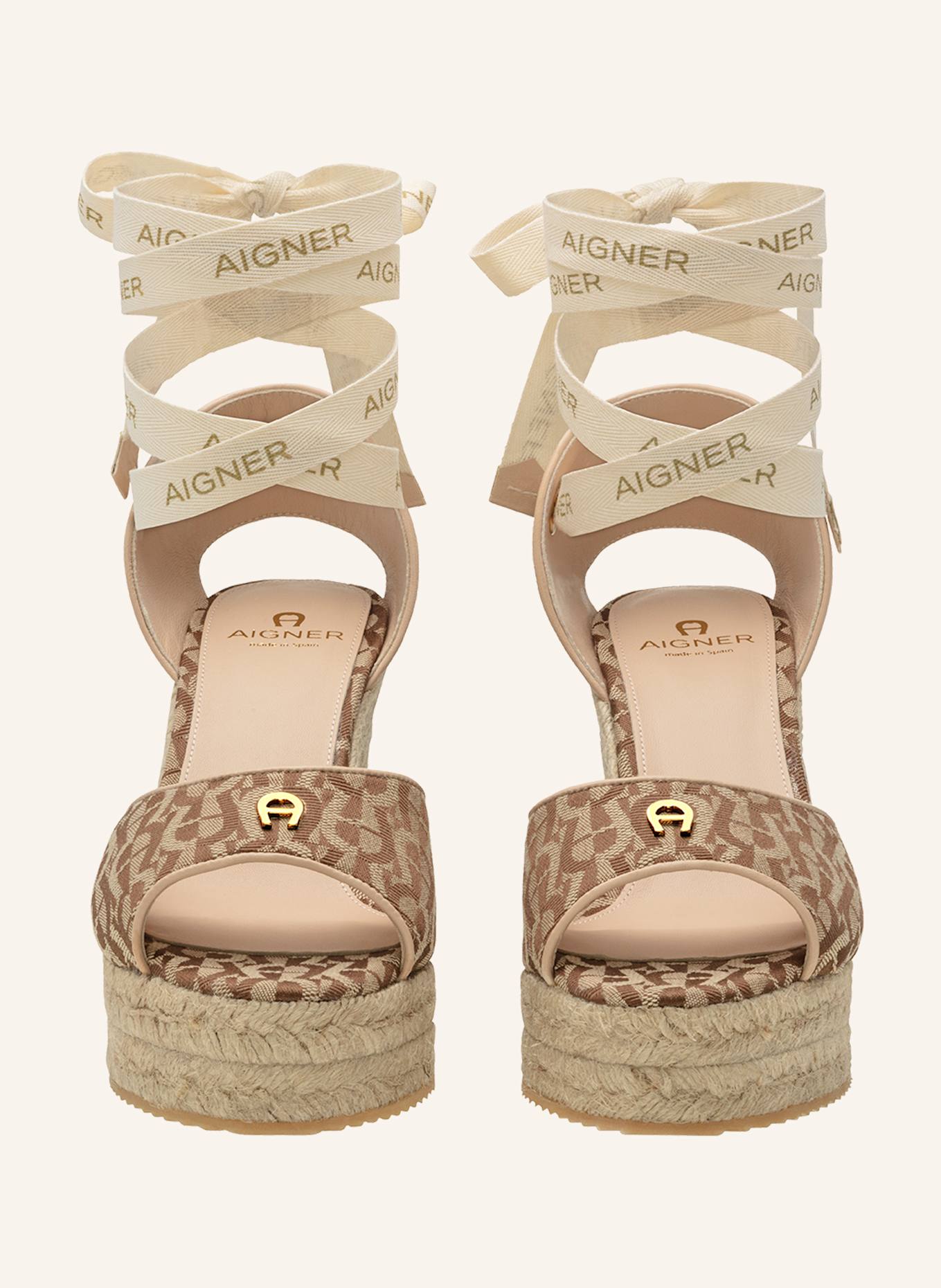 AIGNER Espadrille Wedges CARMEN 1: SCHWARZ
