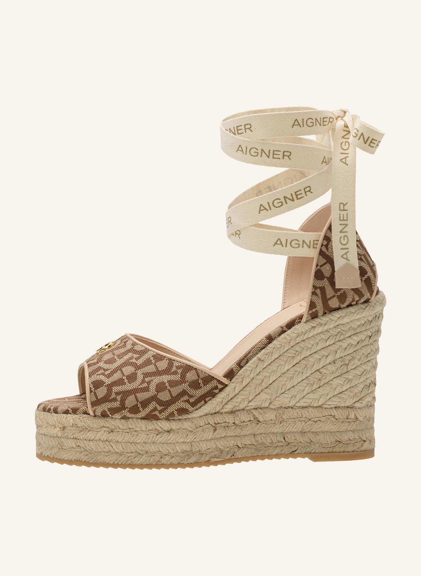 AIGNER Espadrille Wedges CARMEN 1: SCHWARZ