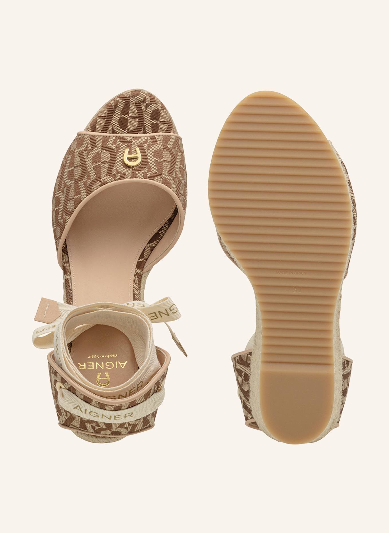 AIGNER Espadrille Wedges CARMEN 1: SCHWARZ