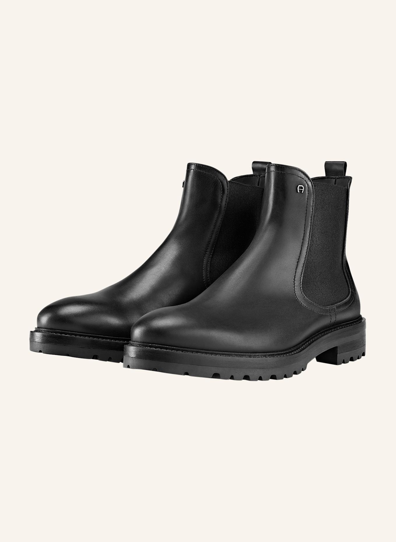 AIGNER chelsea boots CHARLES 5C: SCHWARZ