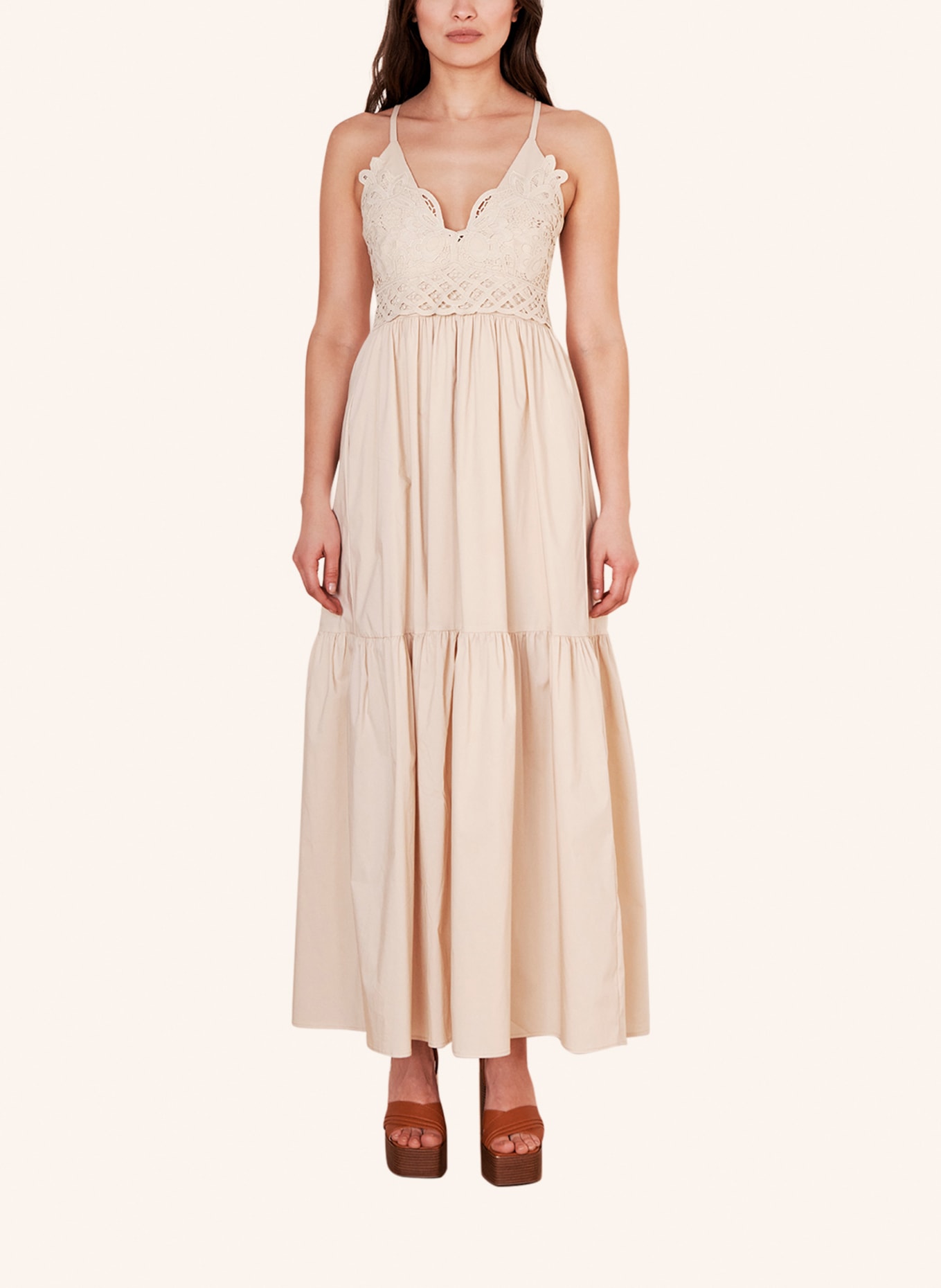 CLAIRE LUISE Kleid, Farbe: BEIGE (Bild 4)