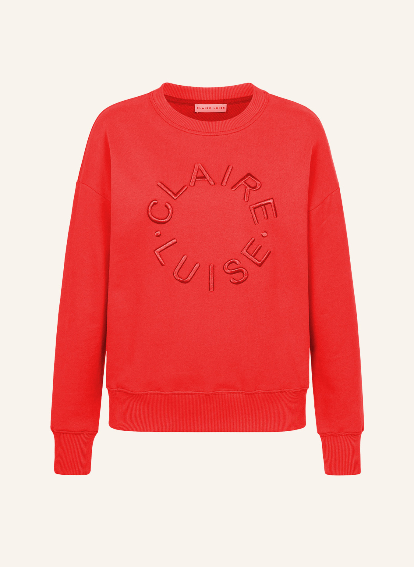 CLAIRE LUISE Sweatshirt, Farbe: ROT (Bild 1)