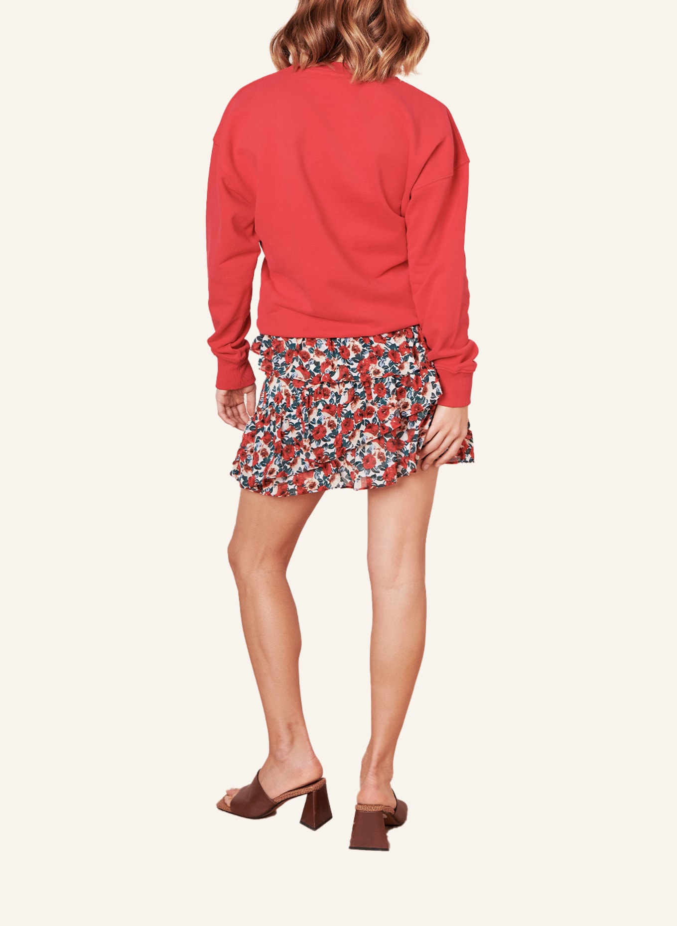 CLAIRE LUISE Sweatshirt, Farbe: ROT (Bild 2)