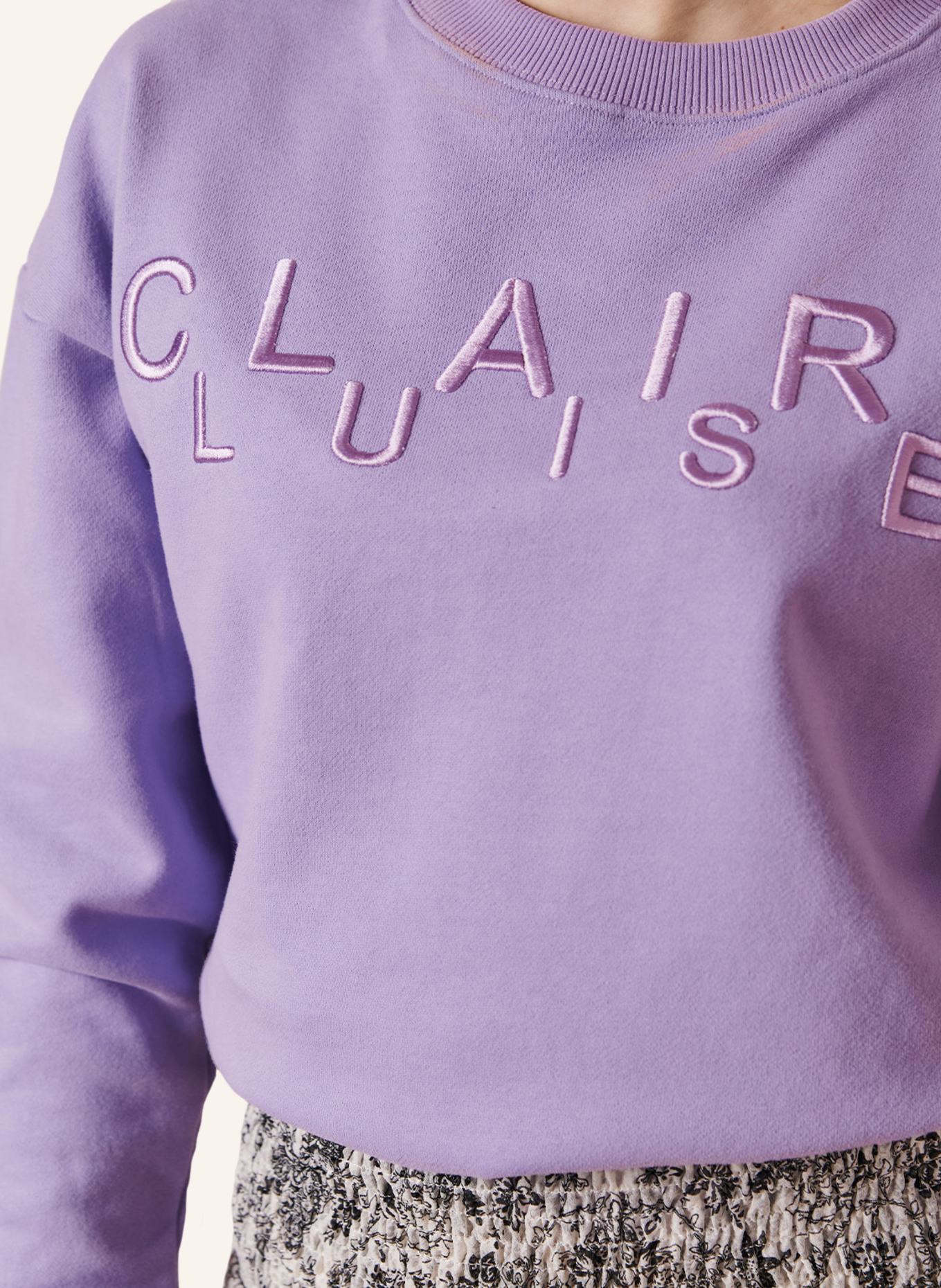 CLAIRE LUISE Sweatshirt, Farbe: LILA (Bild 3)