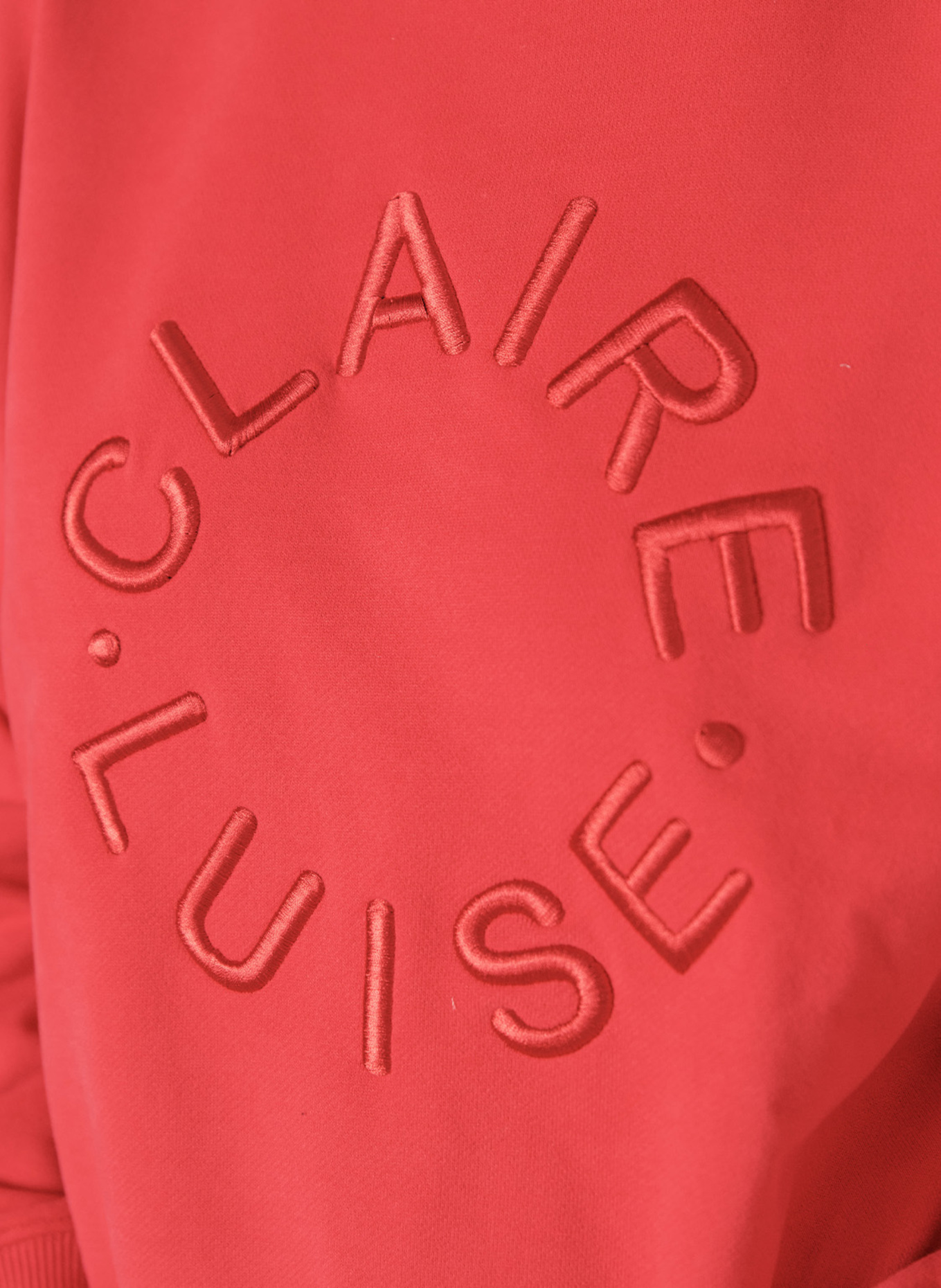 CLAIRE LUISE Sweatshirt, Farbe: ROT (Bild 3)