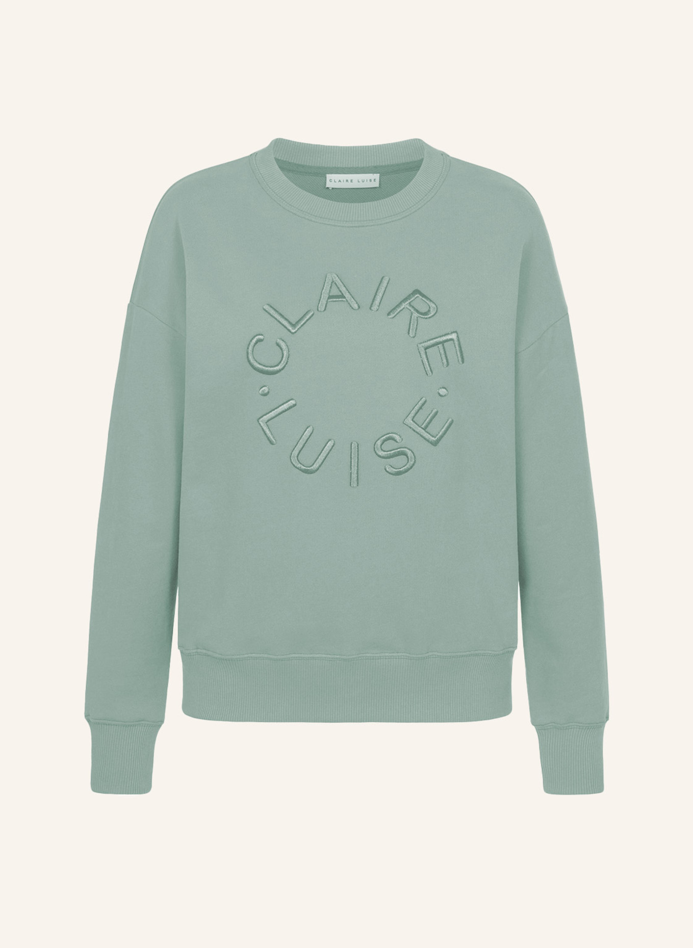 CLAIRE LUISE Sweatshirt, Farbe: GRÜN (Bild 1)