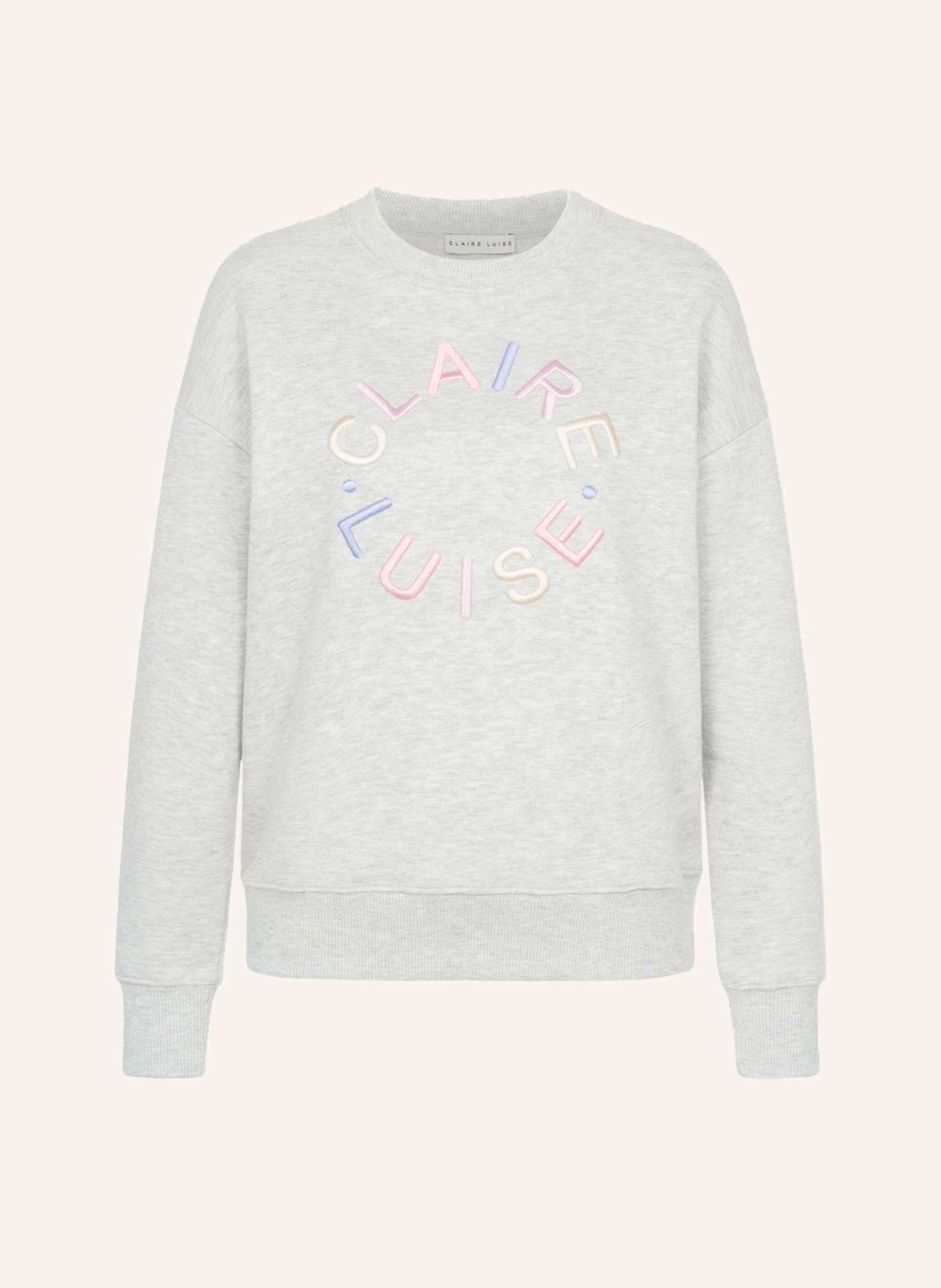 CLAIRE LUISE Sweatshirt, Farbe: GRAU (Bild 1)