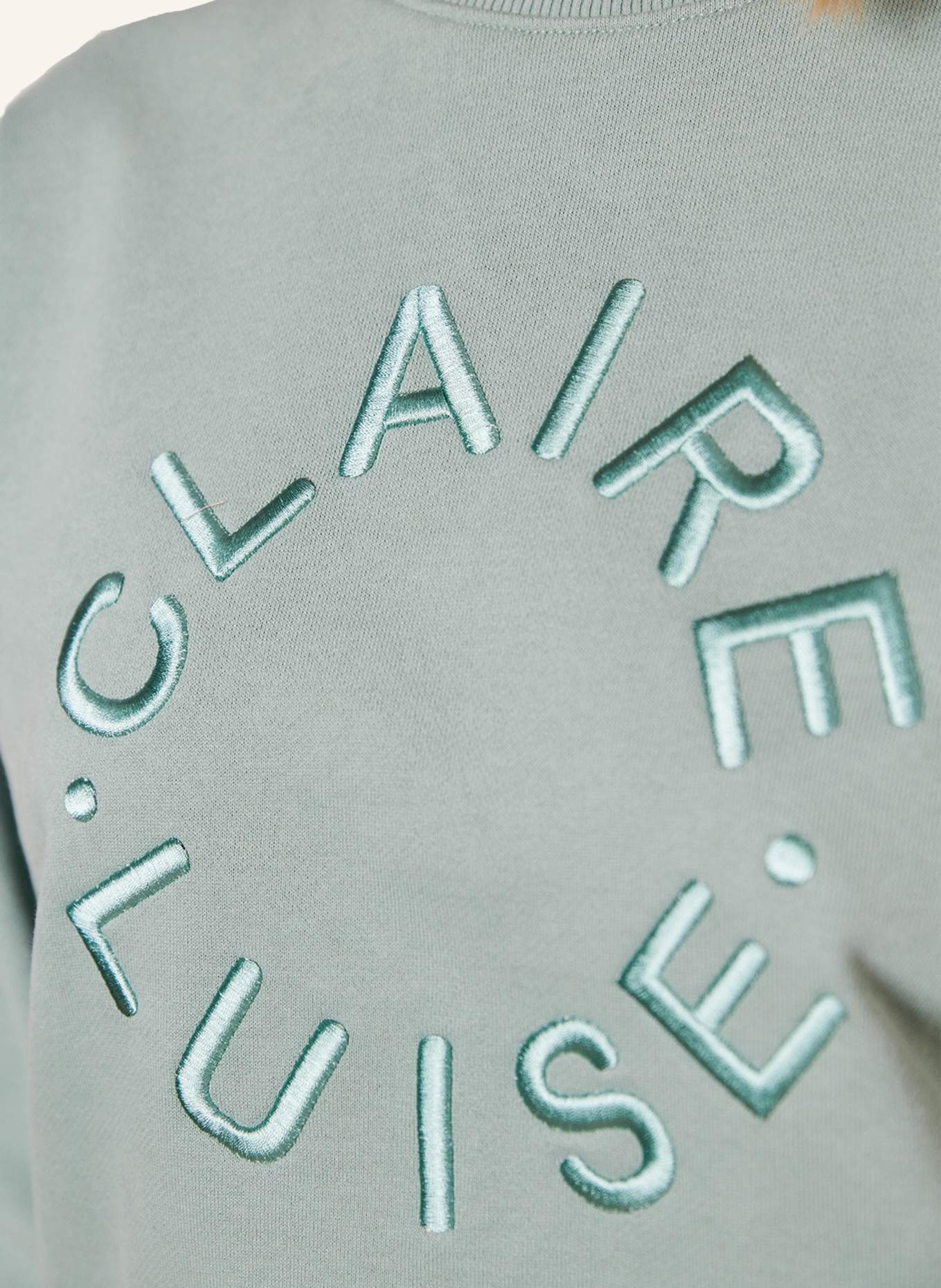 CLAIRE LUISE Sweatshirt, Farbe: GRÜN (Bild 3)