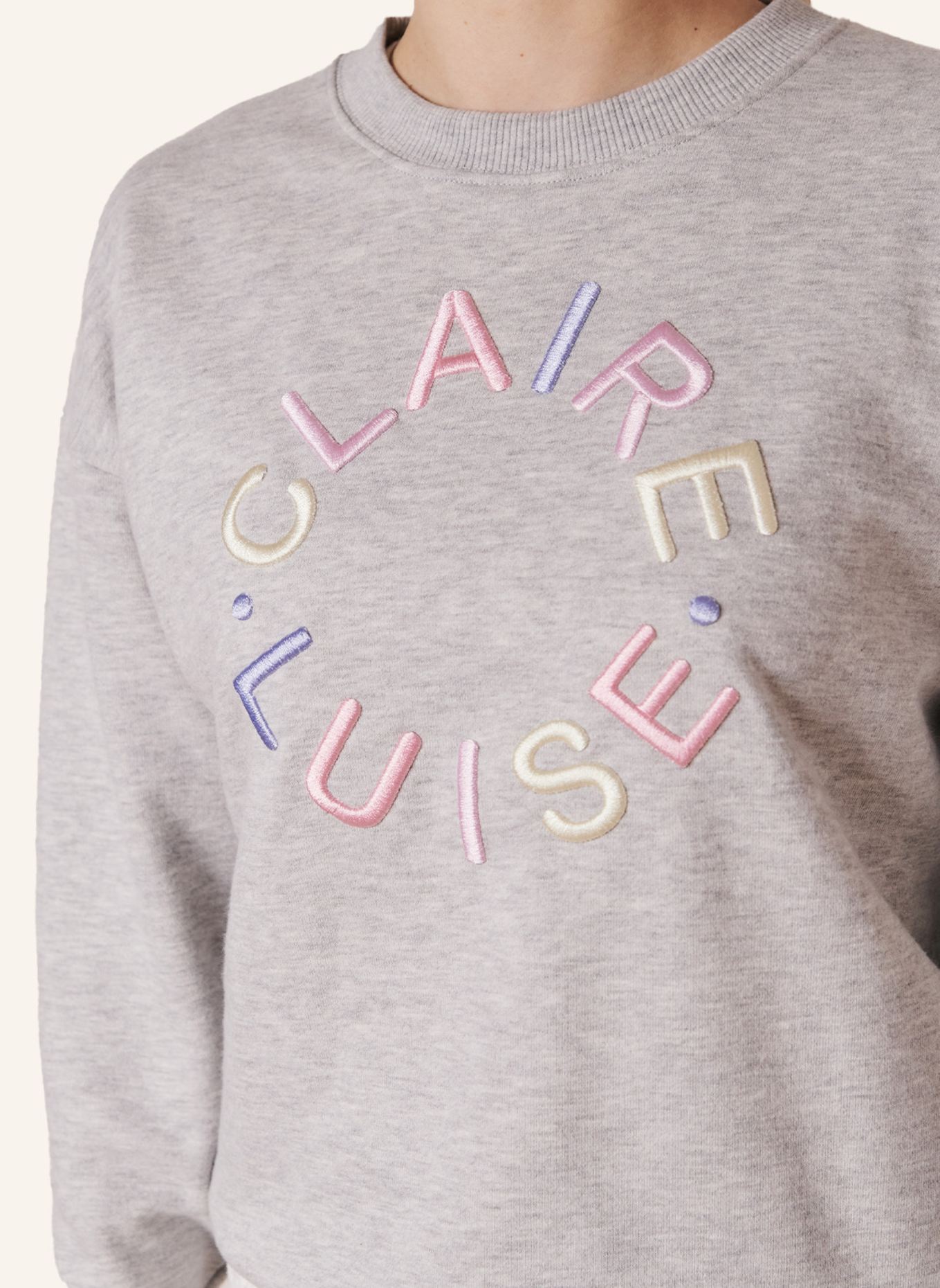 CLAIRE LUISE Sweatshirt, Farbe: GRAU (Bild 3)