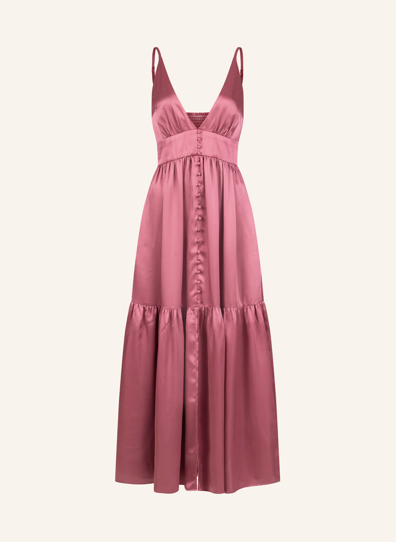 CLAIRE LUISE Prairie Kleid: ROT