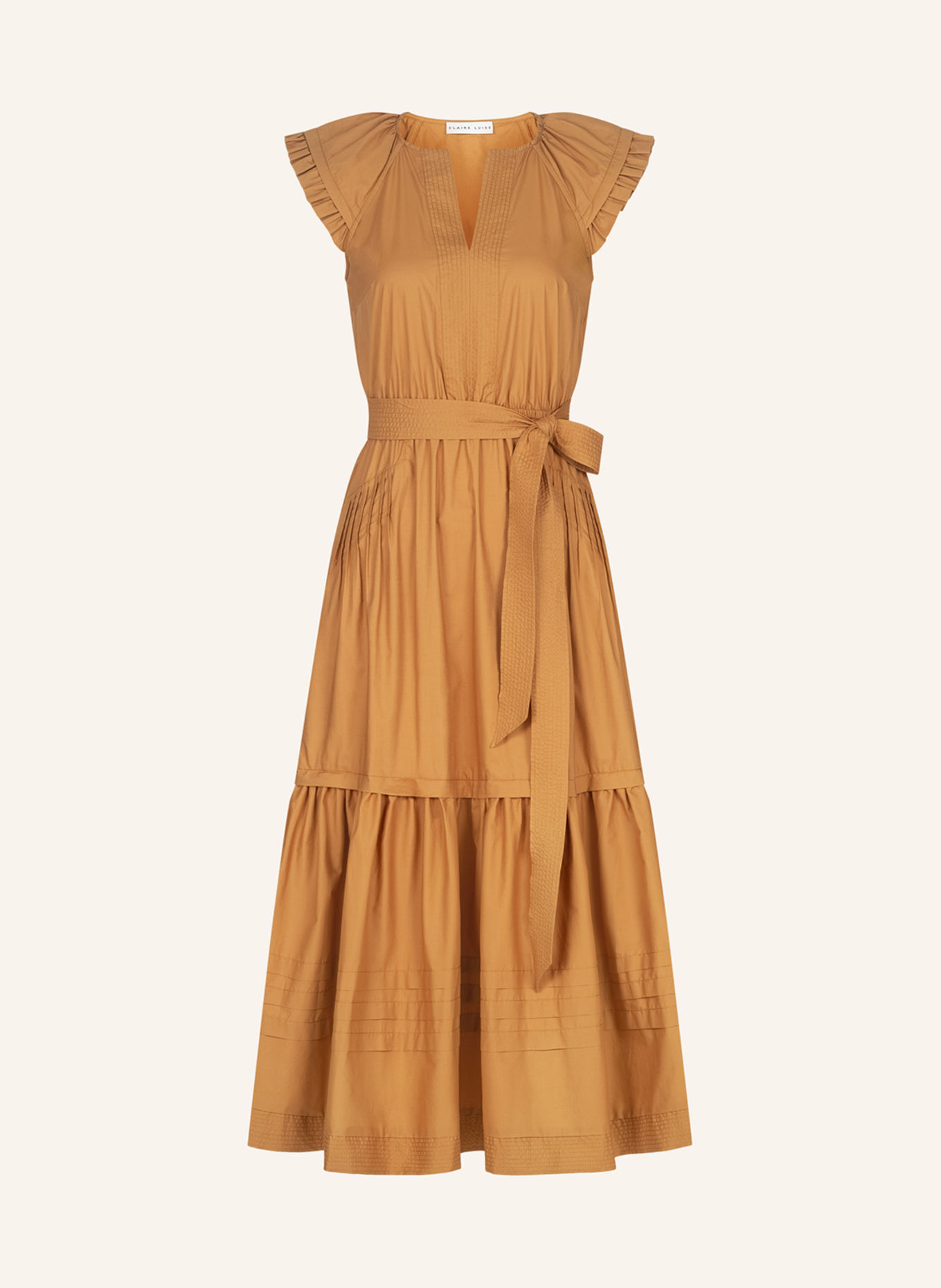 CLAIRE LUISE Langes Freizeitkleid: ORANGE