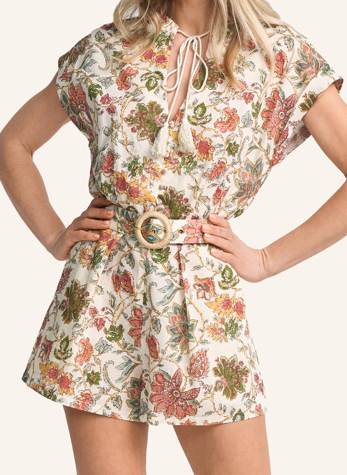 CLAIRE LUISE Jumpsuit mit Gürtel: BEIGE