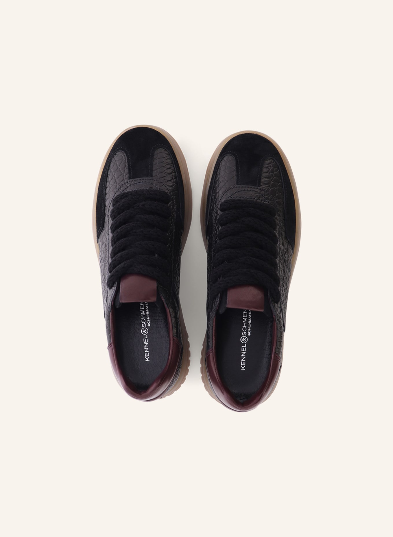 KENNEL & SCHMENGER Sneaker GAZ: SCHWARZ