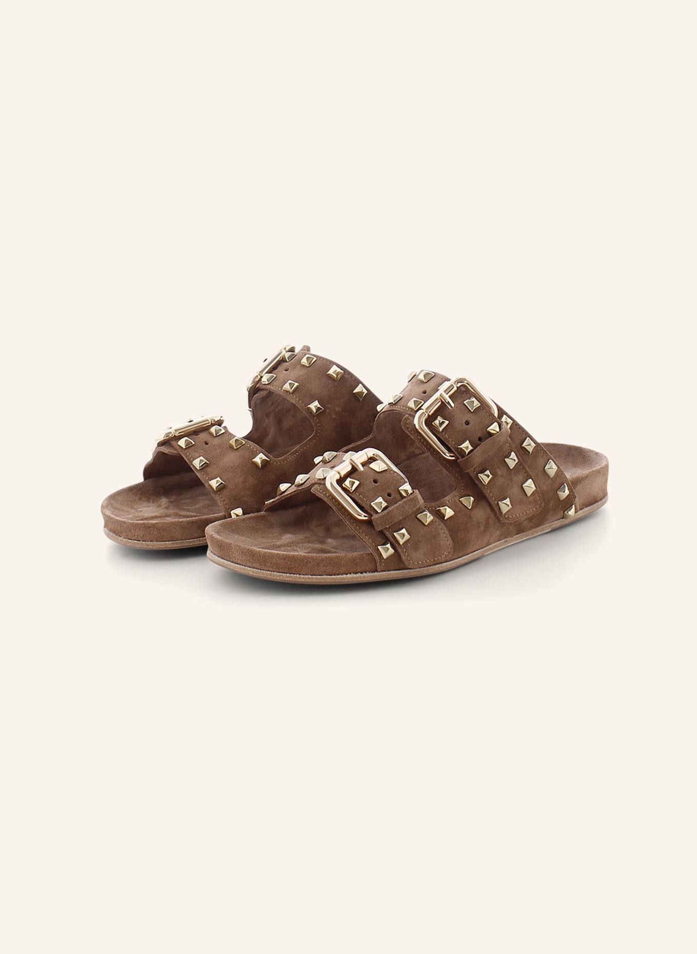 KENNEL & SCHMENGER Pantolette LOVE: HELLBRAUN