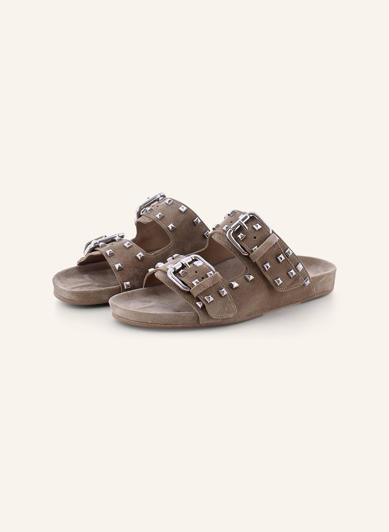 KENNEL & SCHMENGER Pantolette LOVE: HELLBRAUN