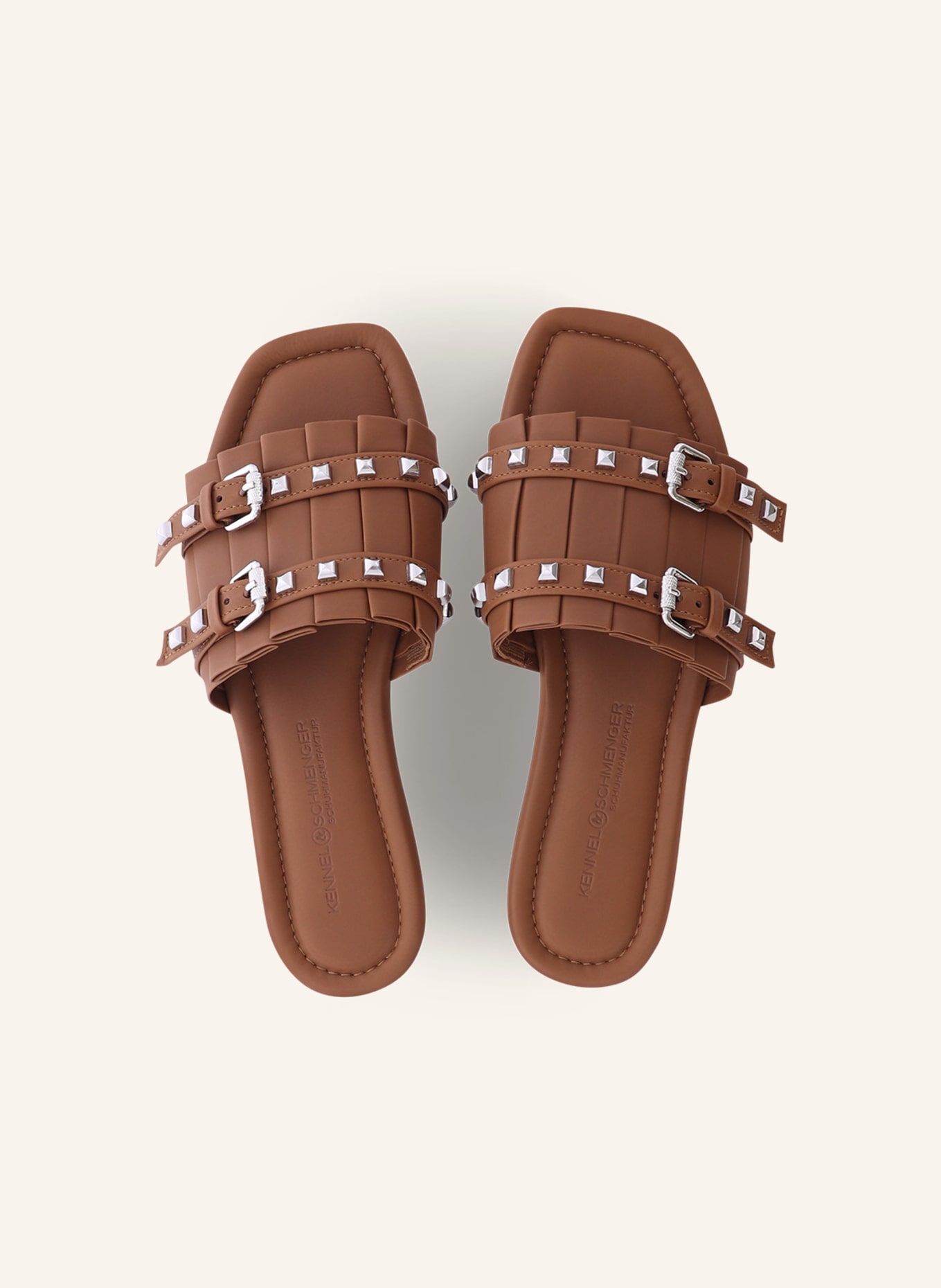 KENNEL & SCHMENGER Pantolette HOLLY: COGNAC