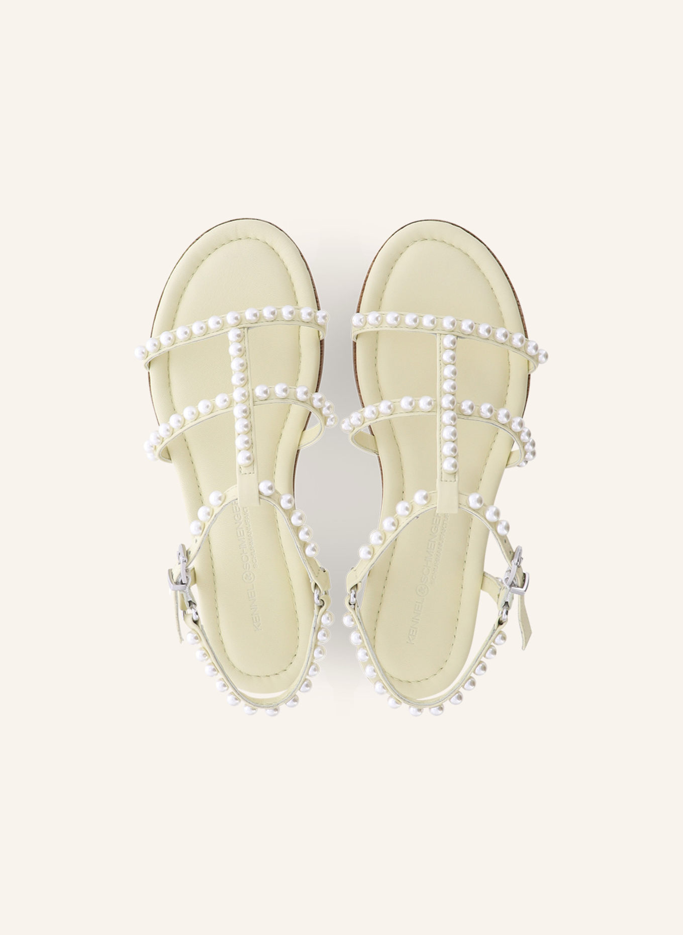 KENNEL & SCHMENGER Sandale CARLY: HELLGELB