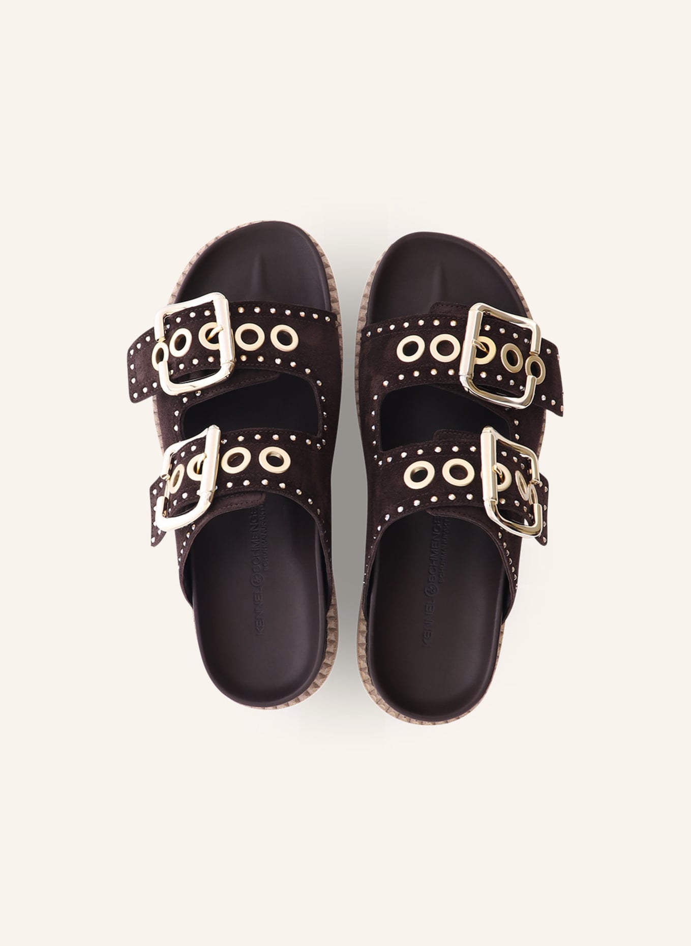 KENNEL & SCHMENGER Pantolette MIMI: DUNKELBRAUN