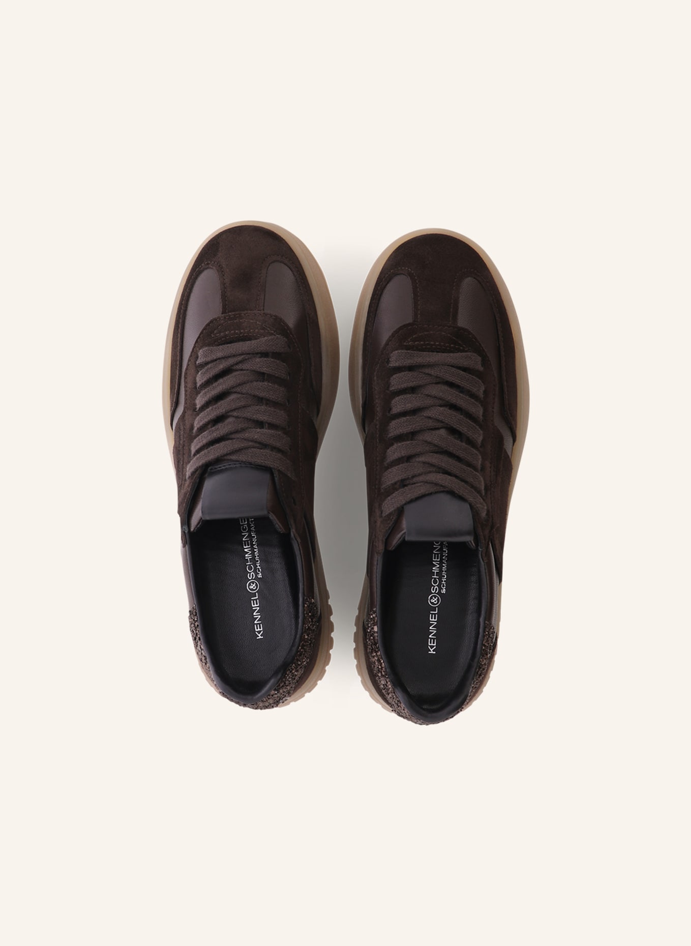 KENNEL & SCHMENGER Sneaker GAZ: DUNKELBRAUN
