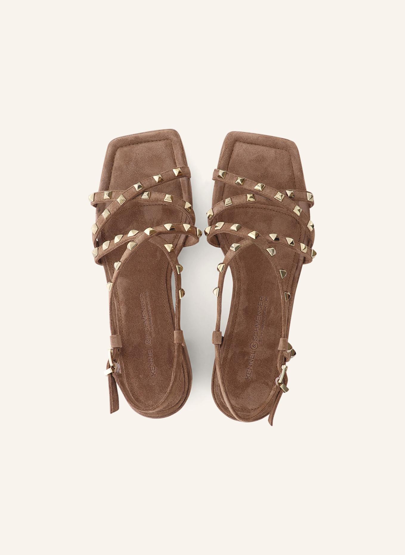 KENNEL & SCHMENGER Sandale SAGA: COGNAC